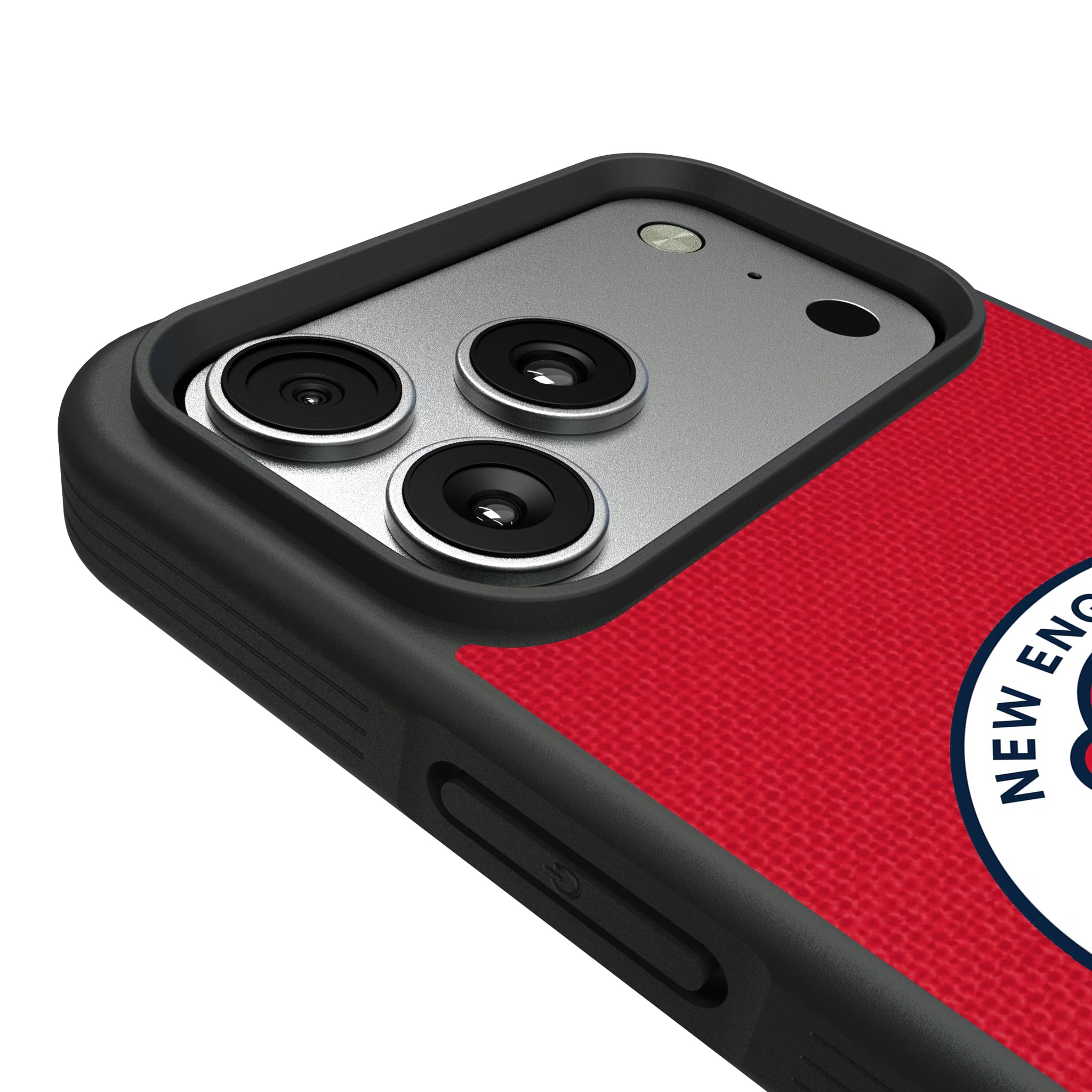 New England Revolution Diagonal Stripe iPhone Bump Phone Case for Apple iPhone - Detail#Device_iPhone 17 Pro Max