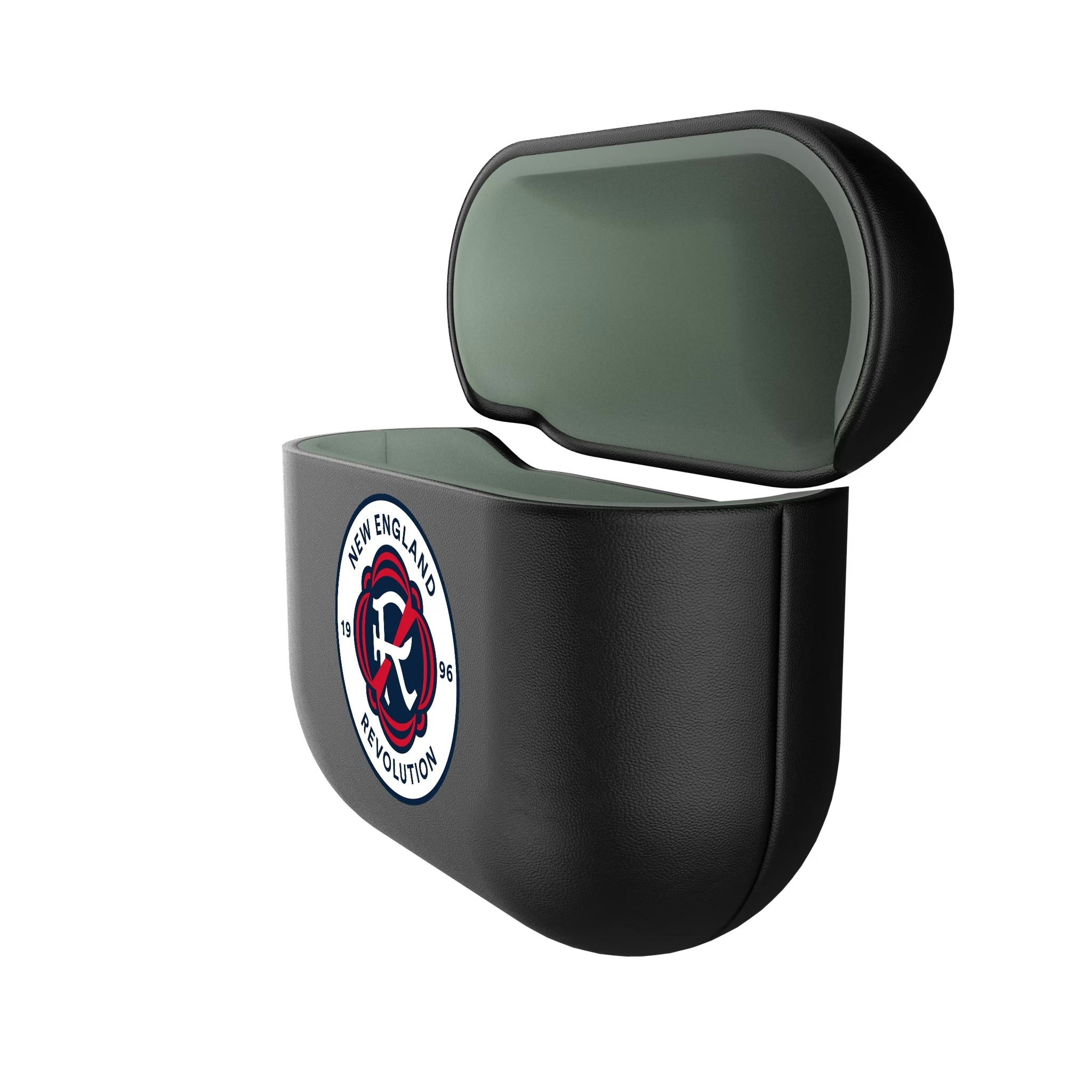 New England Revolution Insignia AirPods AirPod Case Cover - Isometric View#Device_AirPods 4