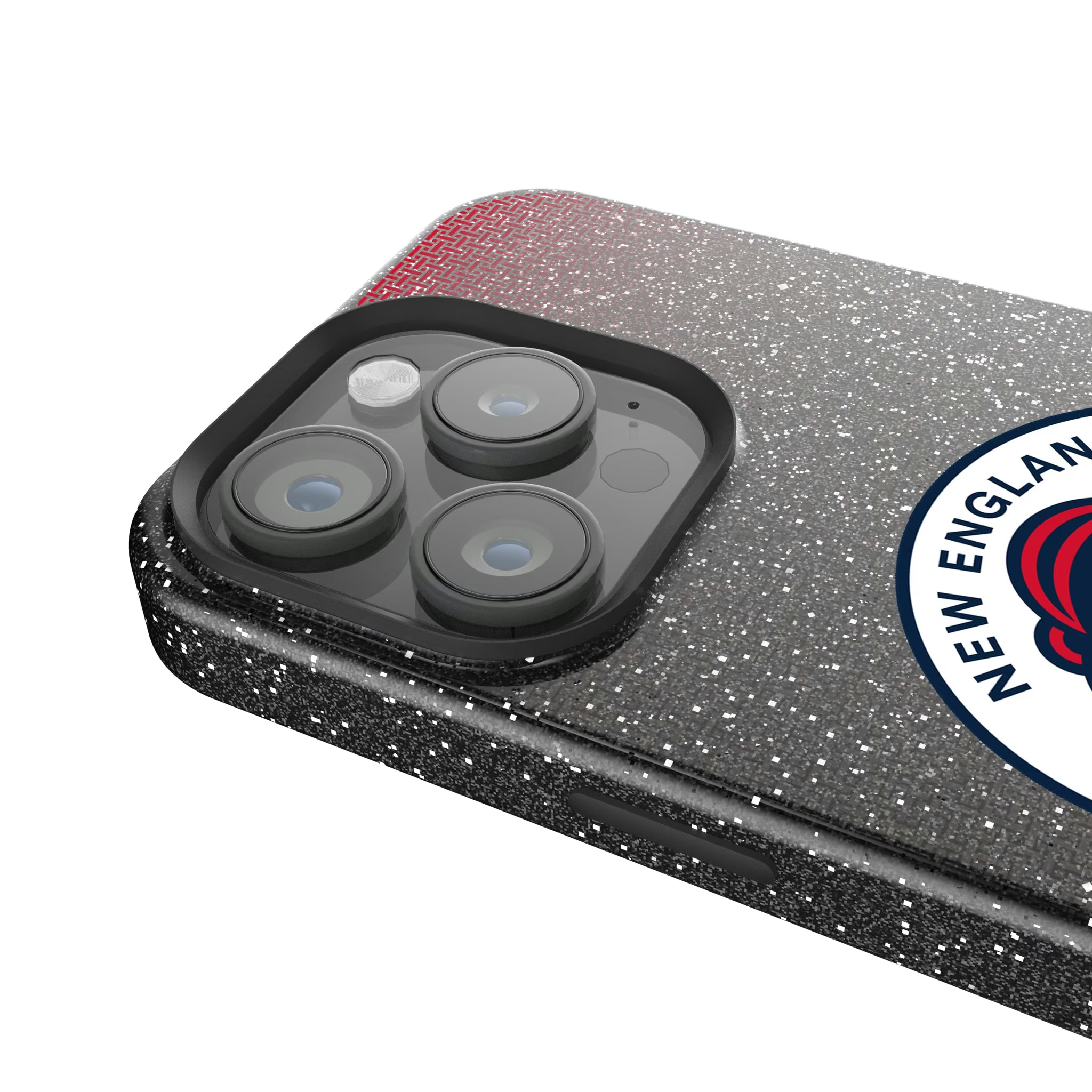 New England Revolution Linen iPhone Bling Phone Case for Apple iPhone - Detail