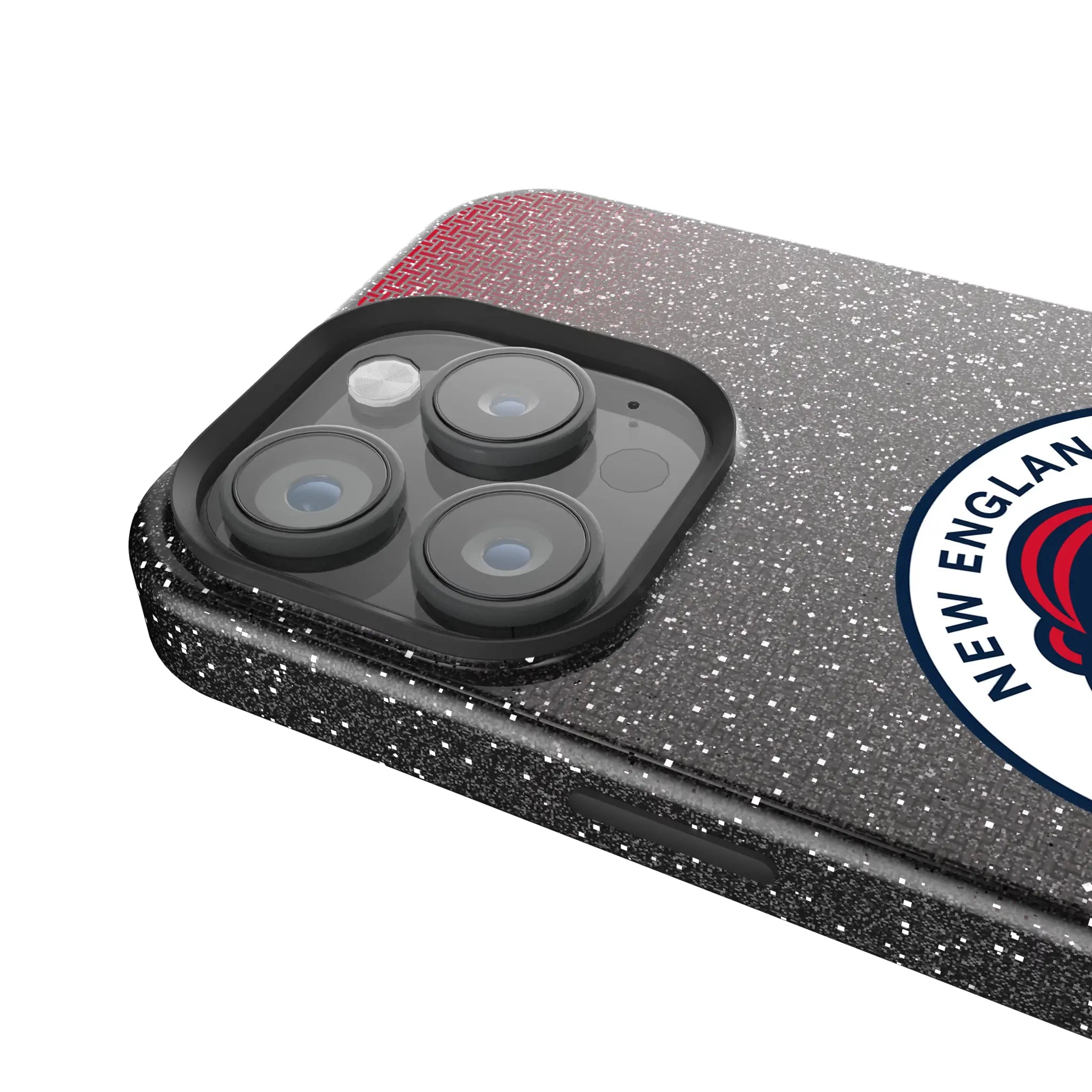 New England Revolution Linen iPhone Bling Phone Case for Apple iPhone - Detail