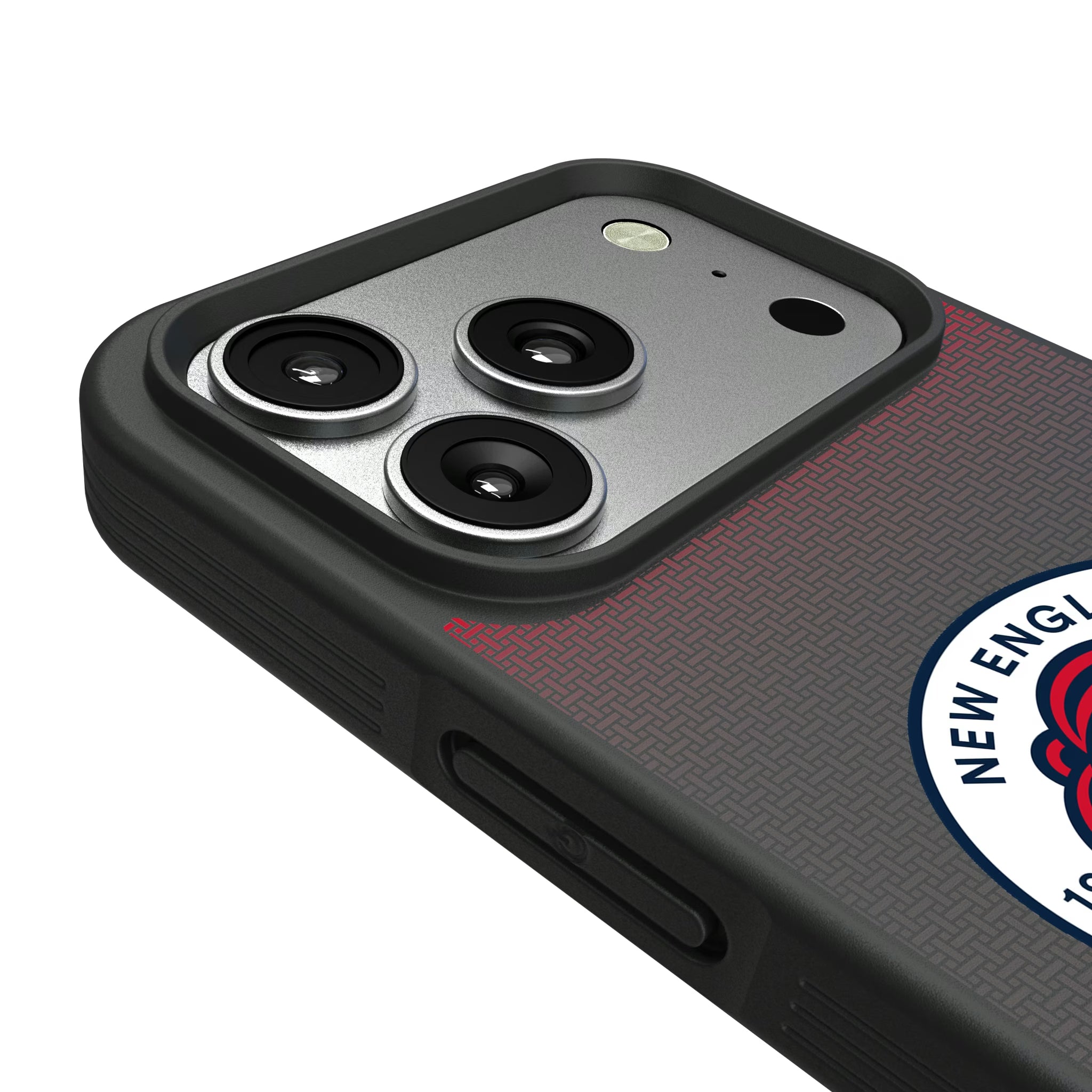 New England Revolution Linen iPhone Bump Phone Case for Apple iPhone - Detail#Device_iPhone 17 Pro