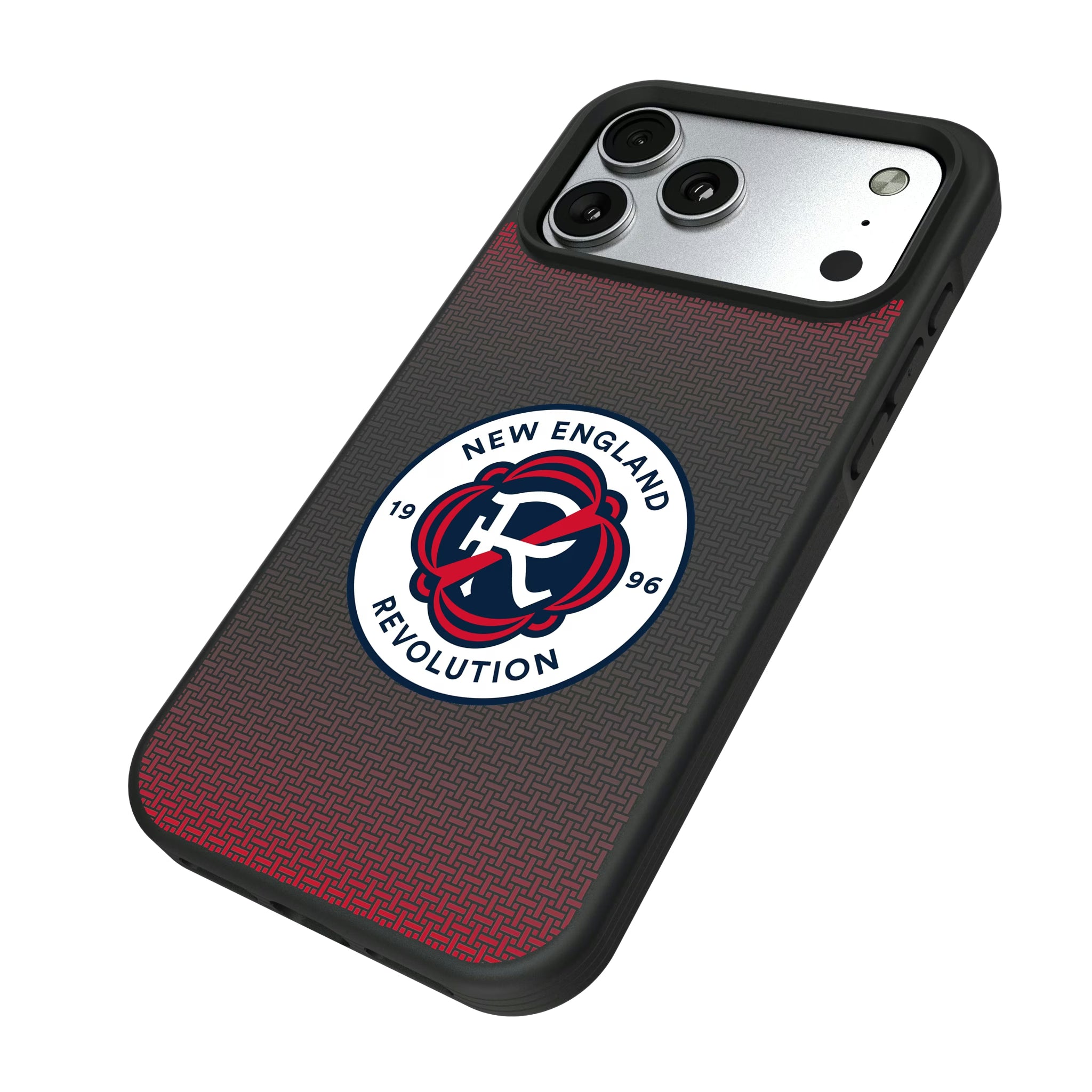 New England Revolution Linen iPhone Bump Phone Case for Apple iPhone - Isometric View#Device_iPhone 17 Pro Max