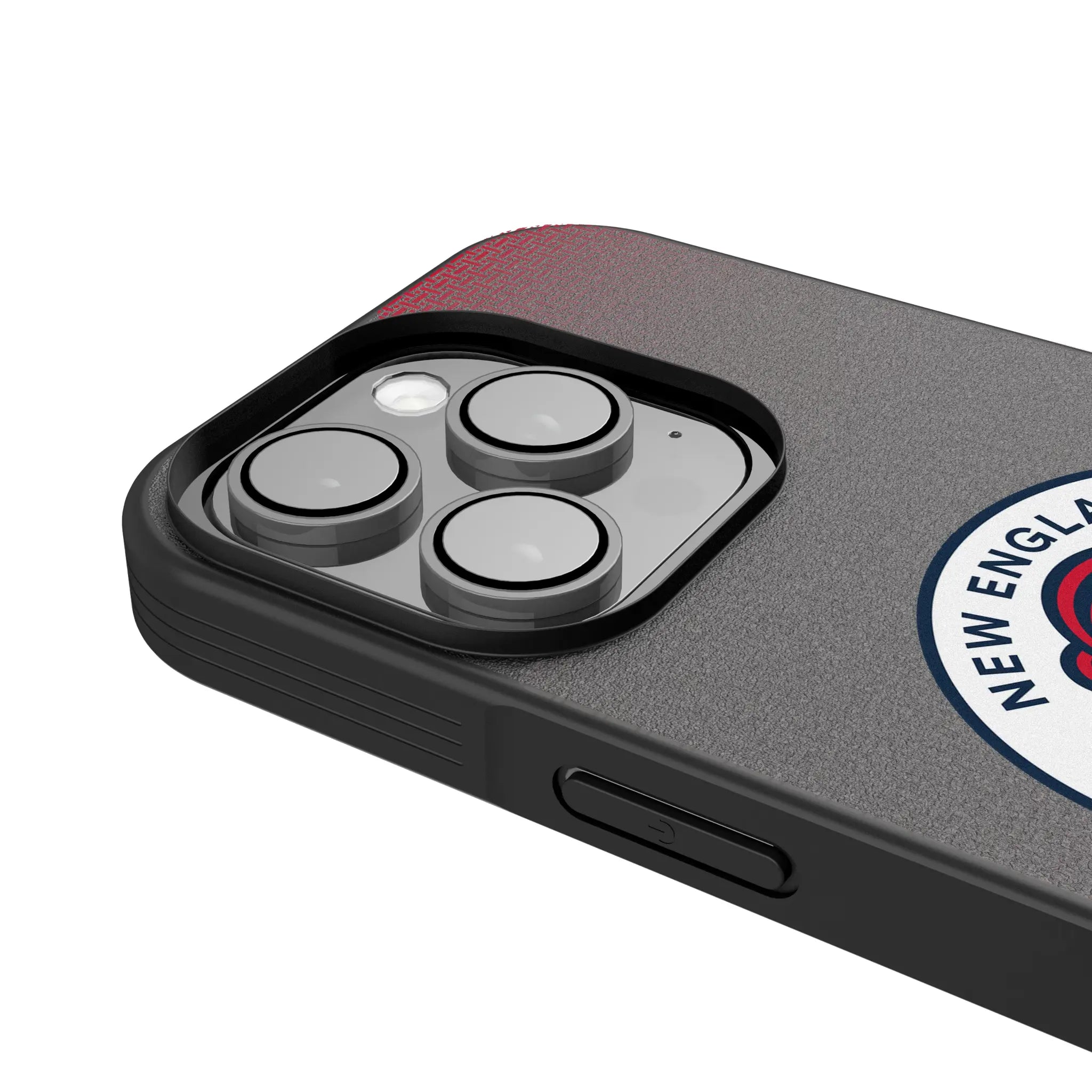 New England Revolution Linen iPhone Bump Phone Case for Apple iPhone - Detail