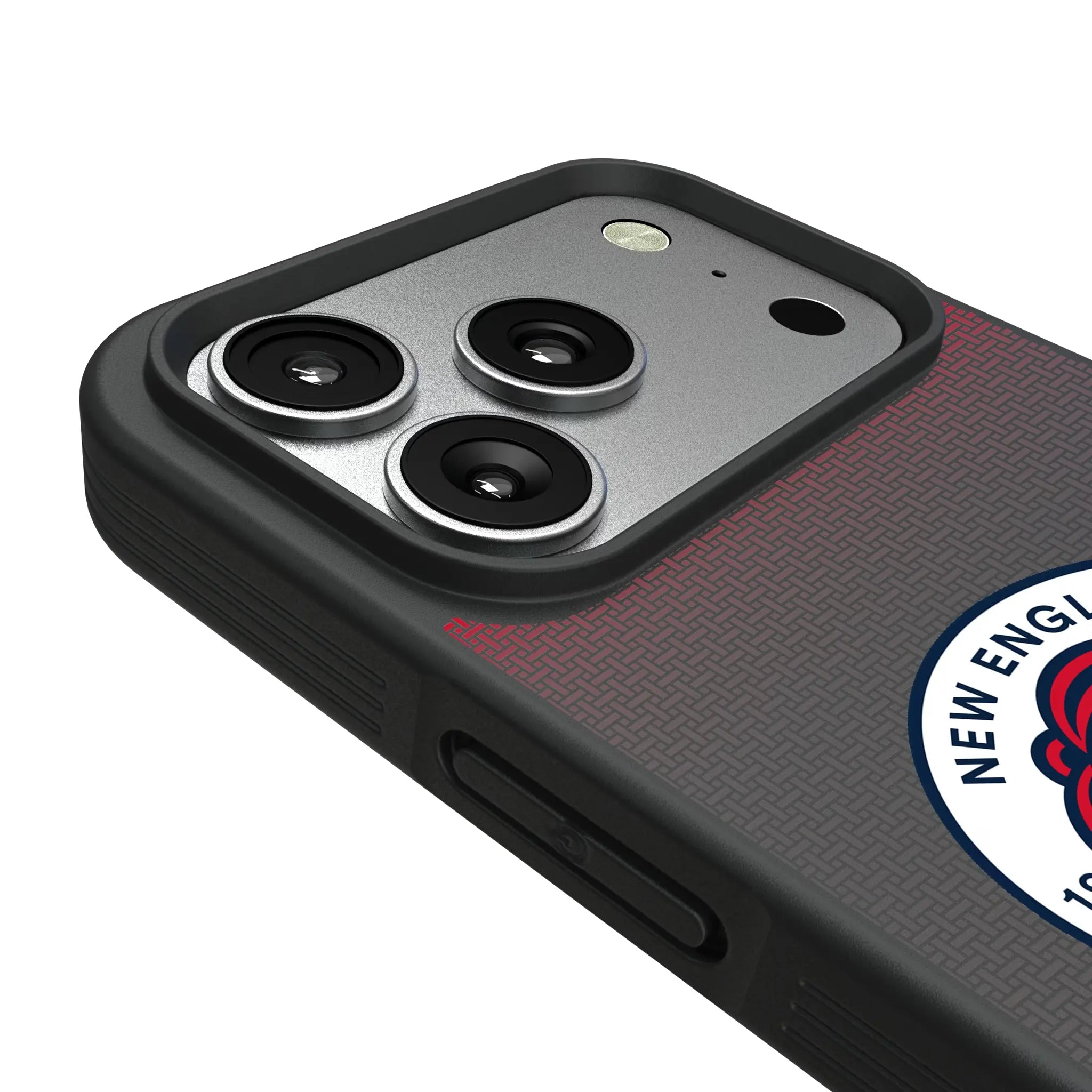 New England Revolution Linen iPhone Bump Phone Case for Apple iPhone - Detail#Device_iPhone 17 Pro