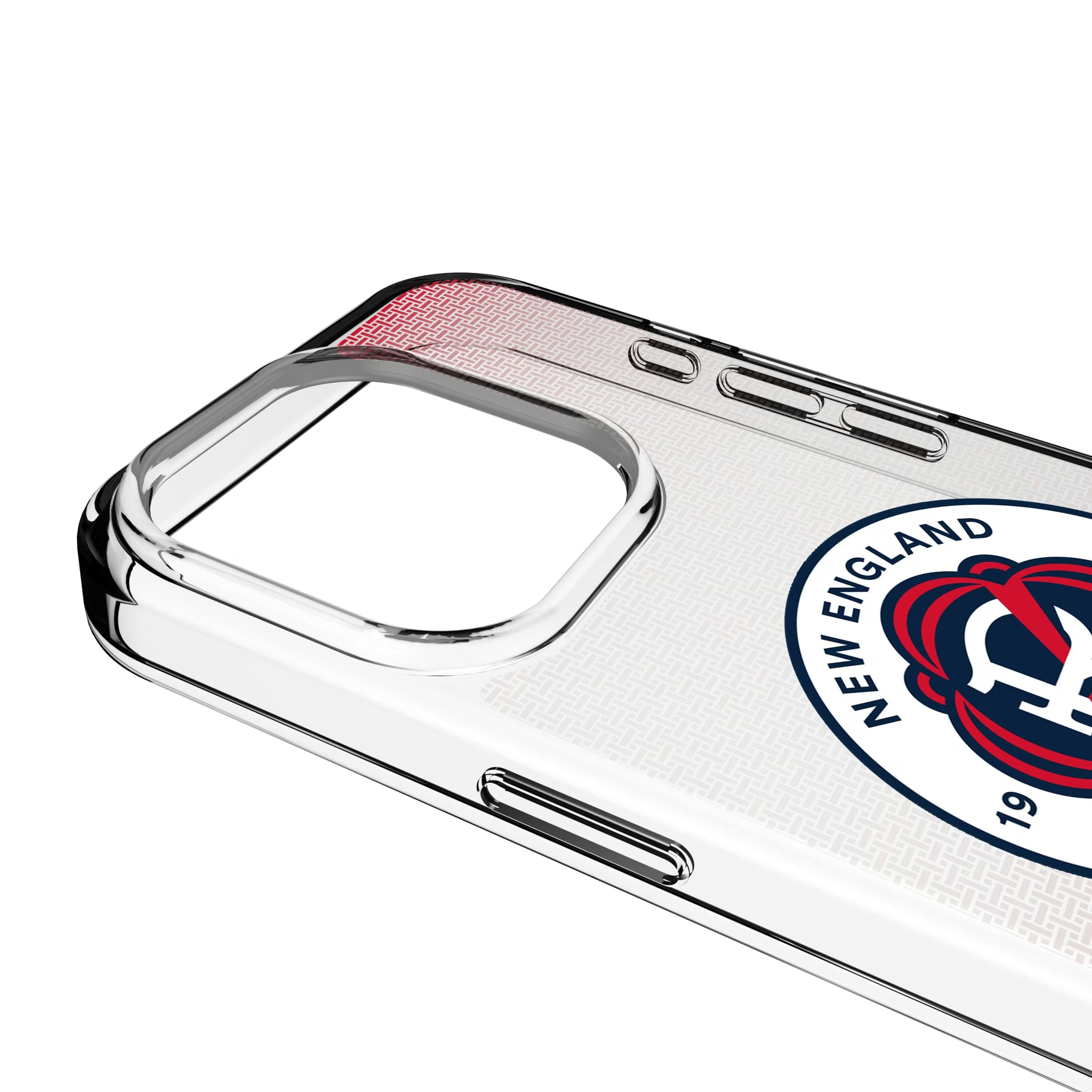 New England Revolution Linen iPhone Clear Phone Case for Apple iPhone - Detail