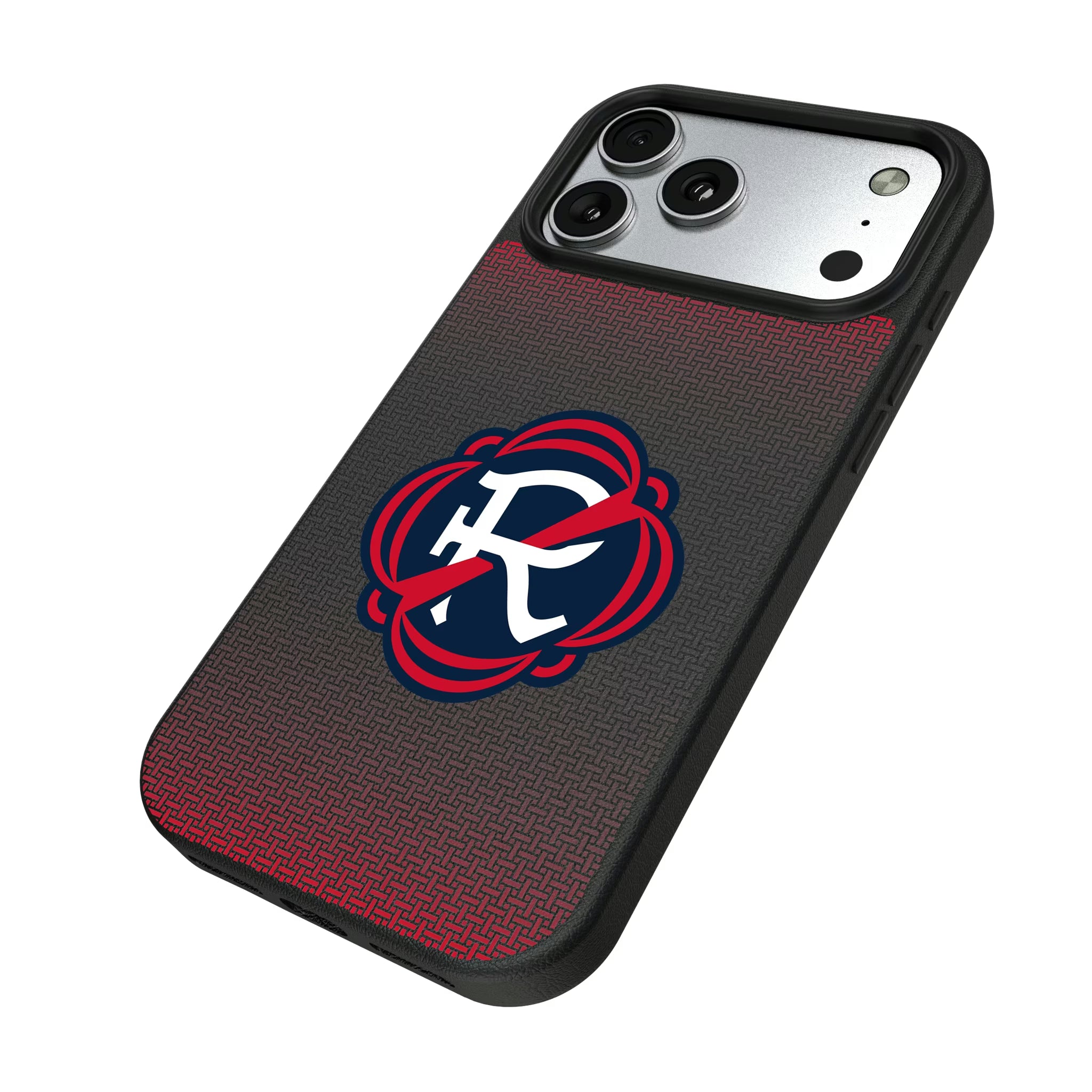 New England Revolution Linen iPhone MagSafe Compatible Phone Case for Apple iPhone - Isometric View#Device_iPhone 17 Pro Max