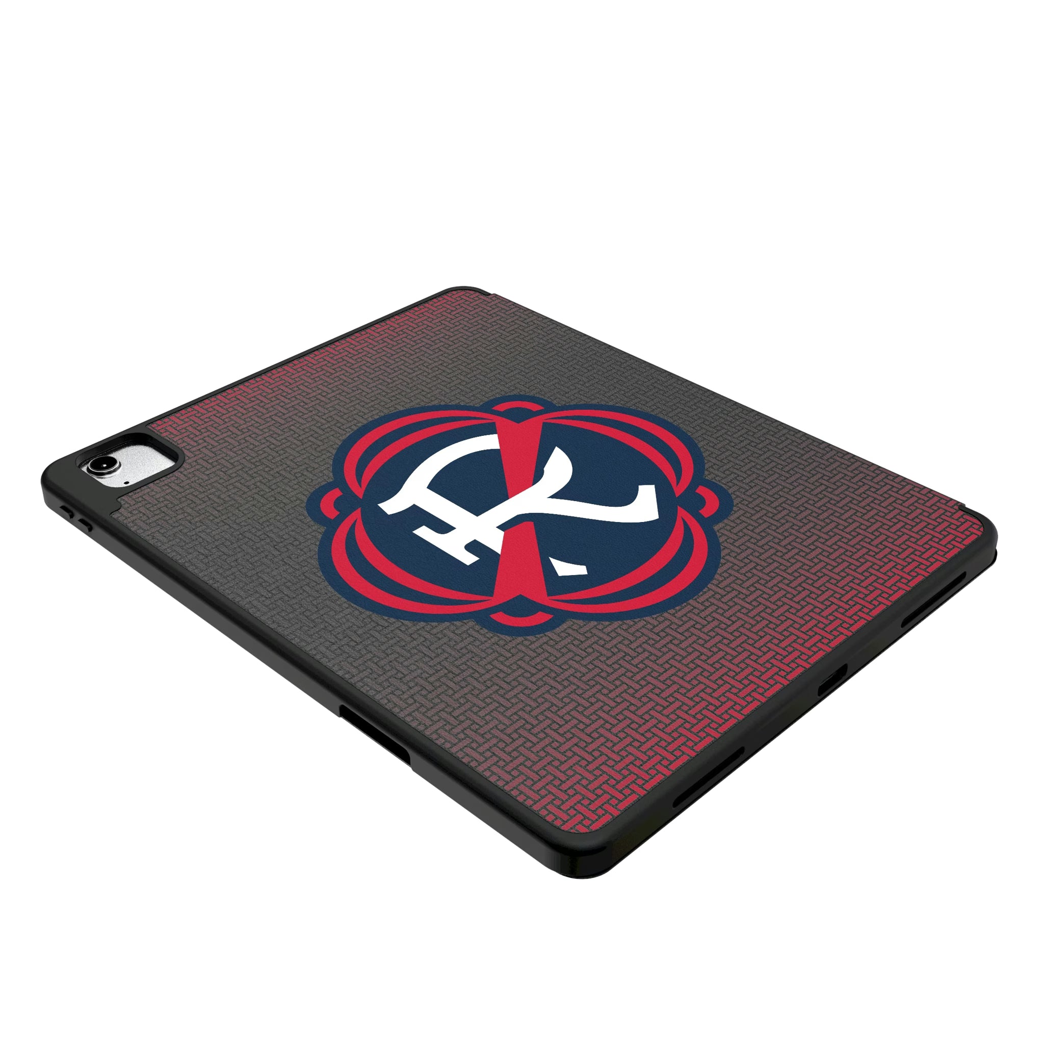 New England Revolution Linen iPad Tablet Case for Apple iPad - Isometric View