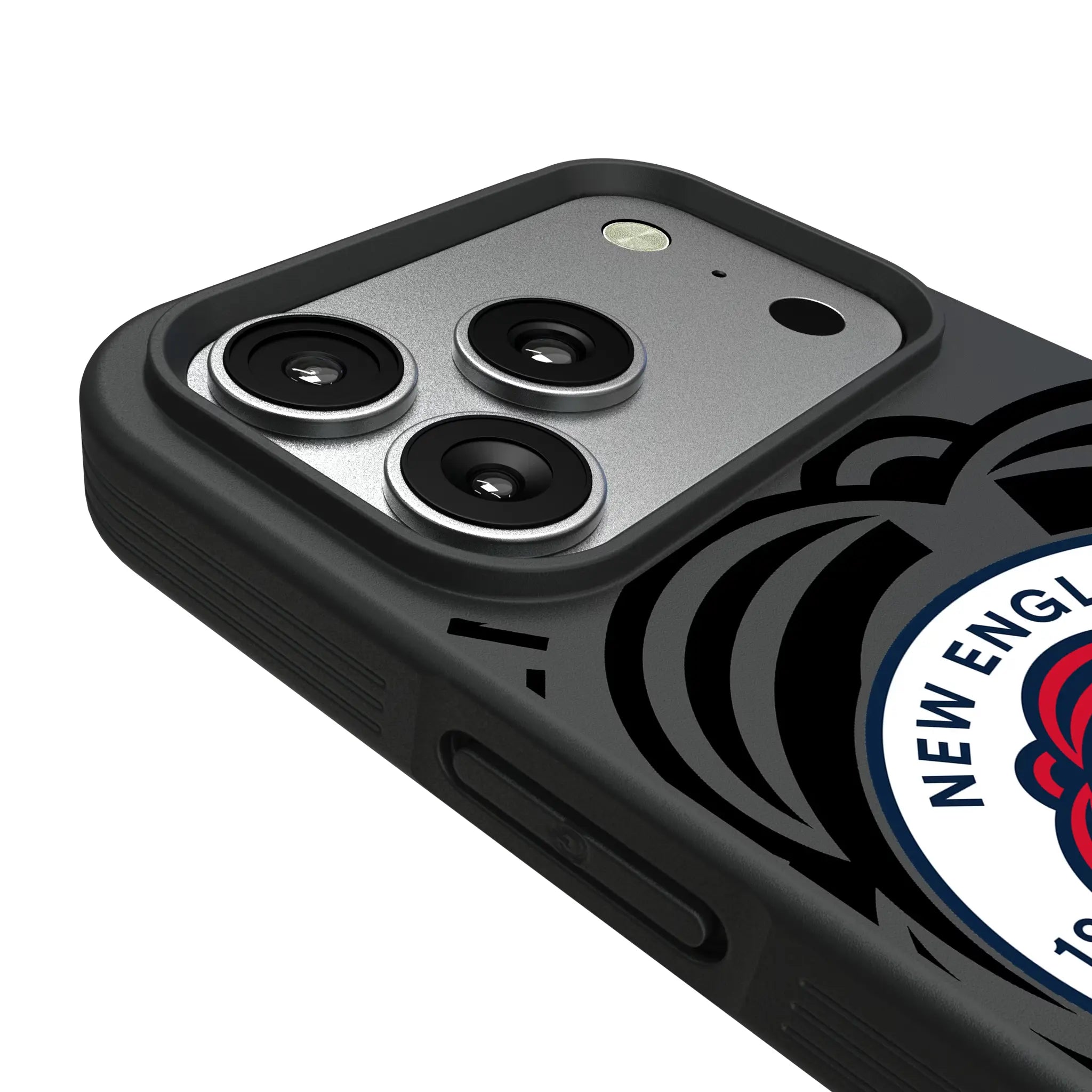 New England Revolution Monocolor Tilt iPhone Bump Phone Case for Apple iPhone - Detail#Device_iPhone 17 Pro