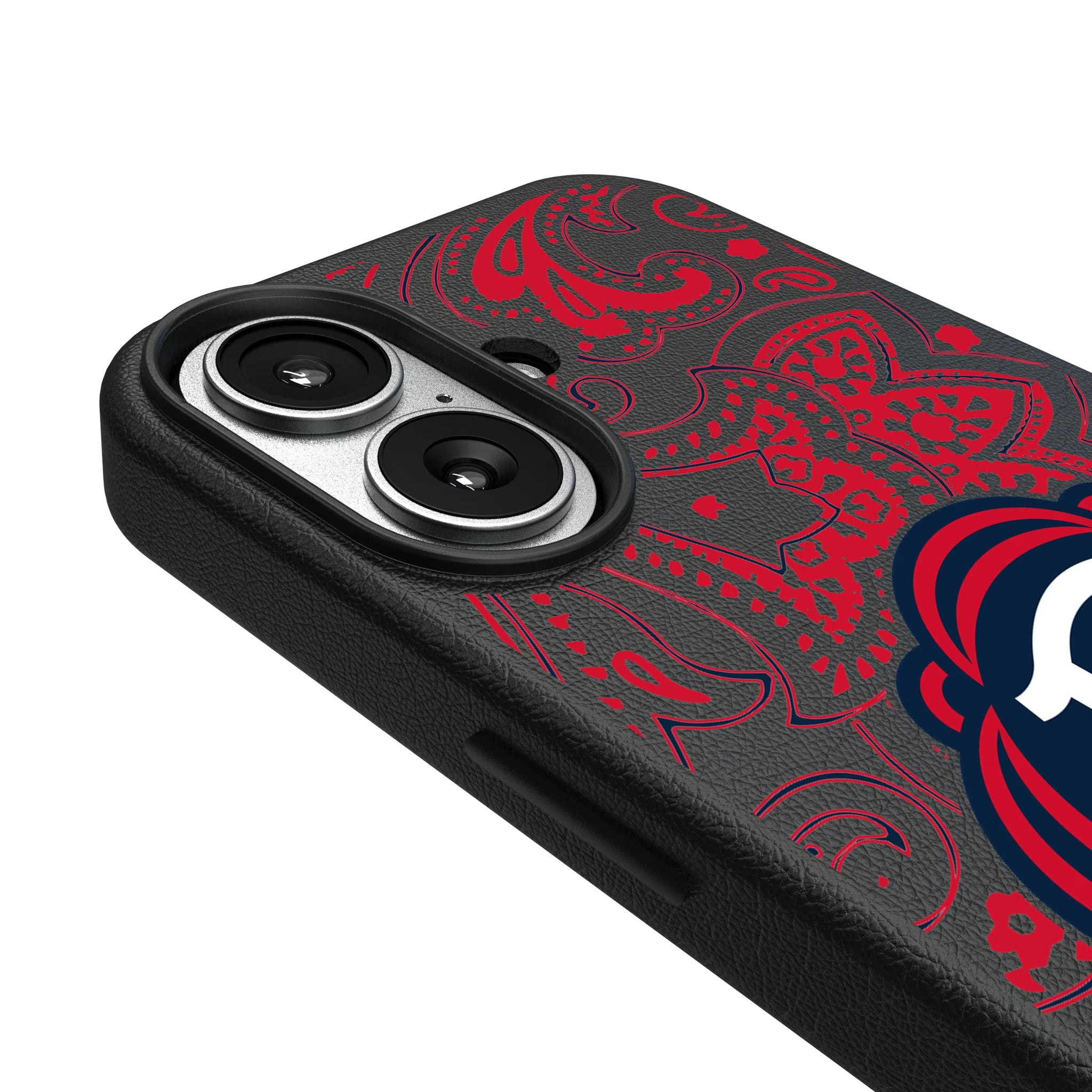 New England Revolution Paisley iPhone MagSafe Compatible Phone Case for Apple iPhone - Detail#Device_iPhone 17