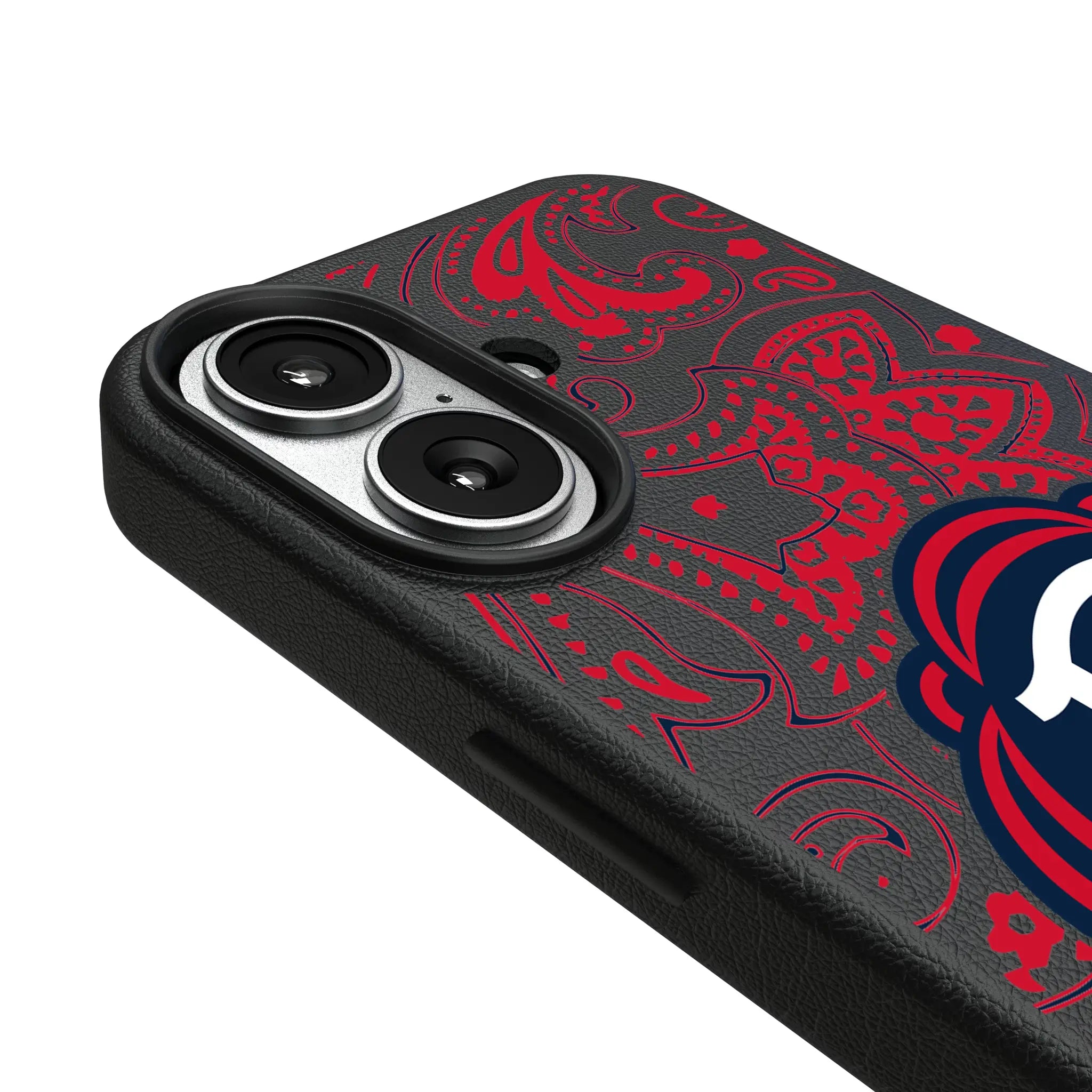 New England Revolution Paisley iPhone MagSafe Compatible Phone Case for Apple iPhone - Detail#Device_iPhone 17
