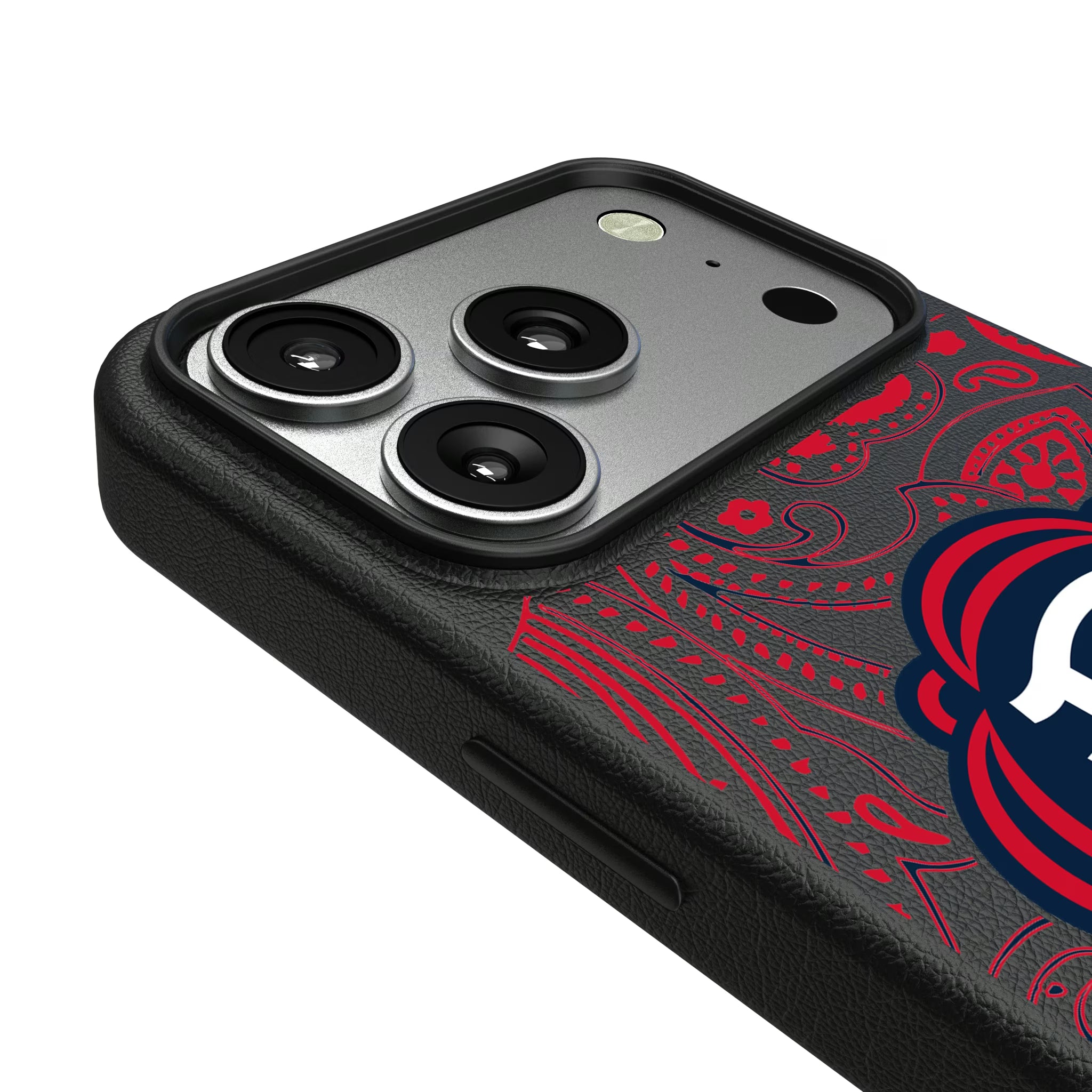 New England Revolution Paisley iPhone MagSafe Compatible Phone Case for Apple iPhone - Detail#Device_iPhone 17 Pro
