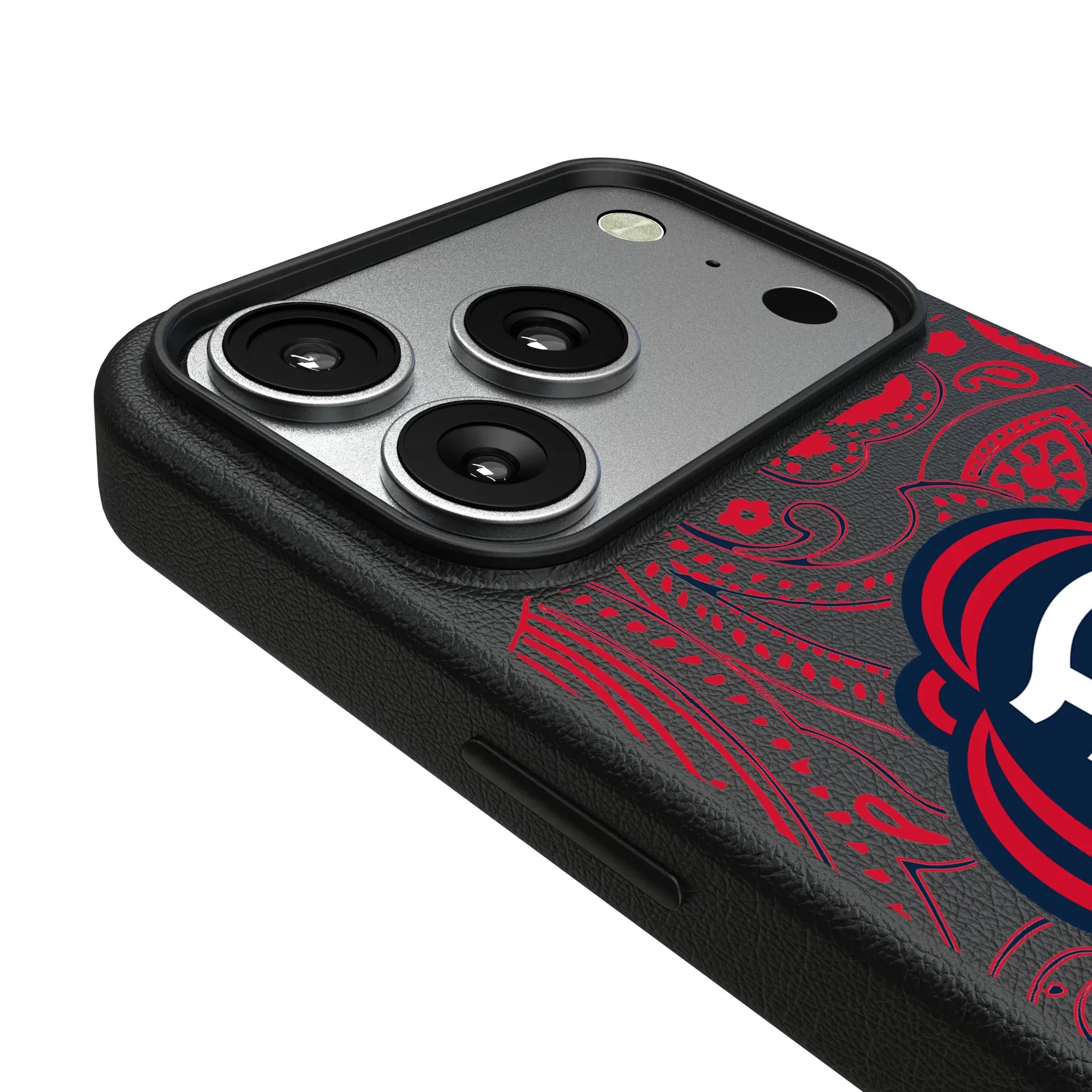 New England Revolution Paisley iPhone MagSafe Compatible Phone Case for Apple iPhone - Detail#Device_iPhone 17 Pro