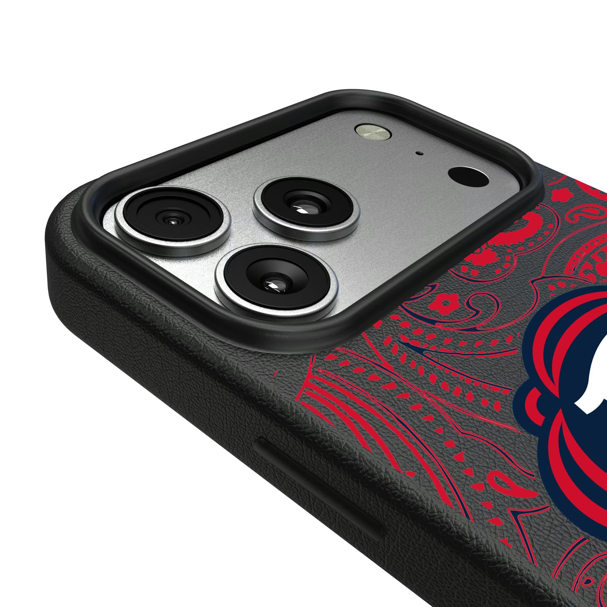 New England Revolution Paisley iPhone MagSafe Compatible Phone Case for Apple iPhone - Detail#Device_iPhone 17 Pro Max
