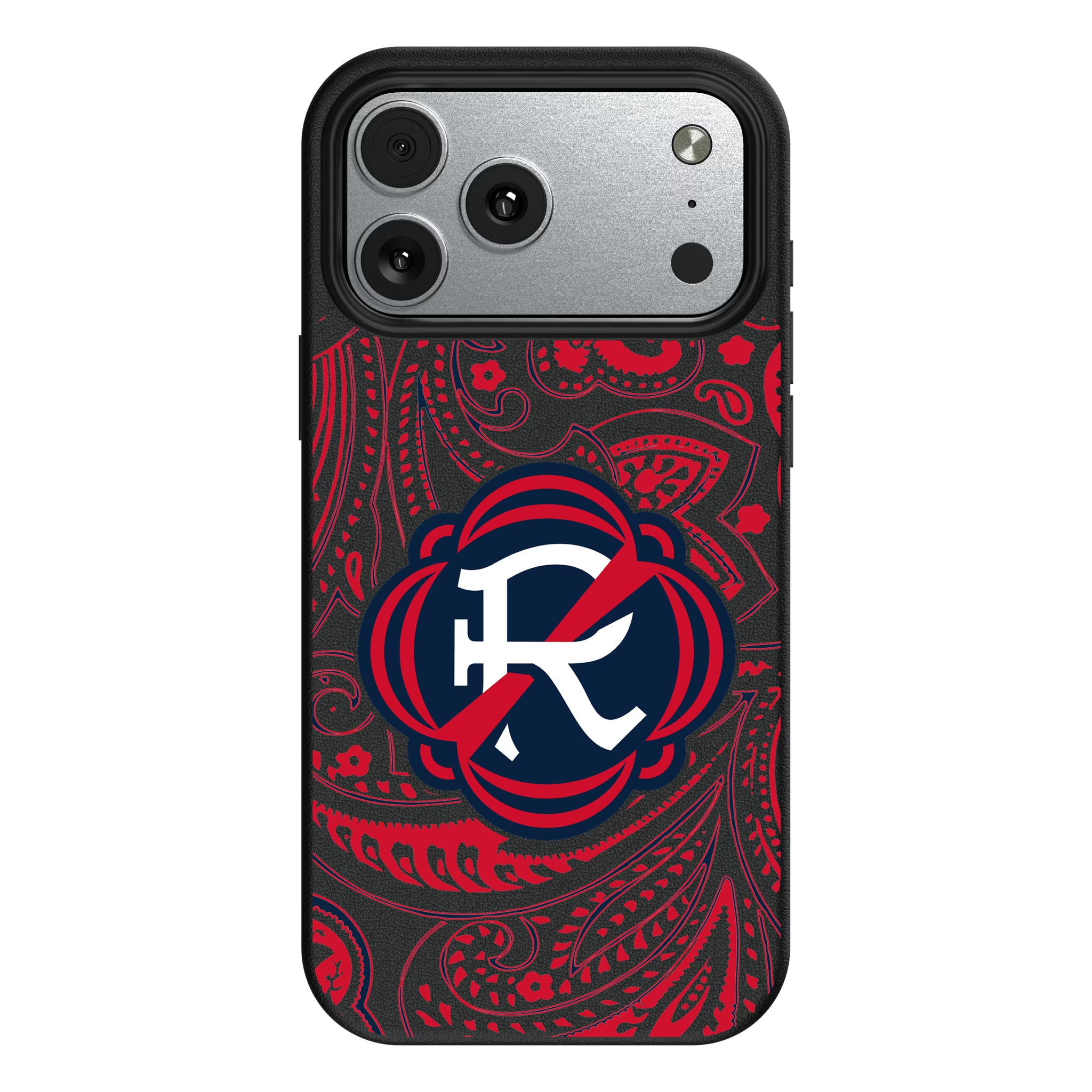 New England Revolution Paisley iPhone MagSafe Compatible Phone Case for Apple iPhone#Device_iPhone 17 Pro Max