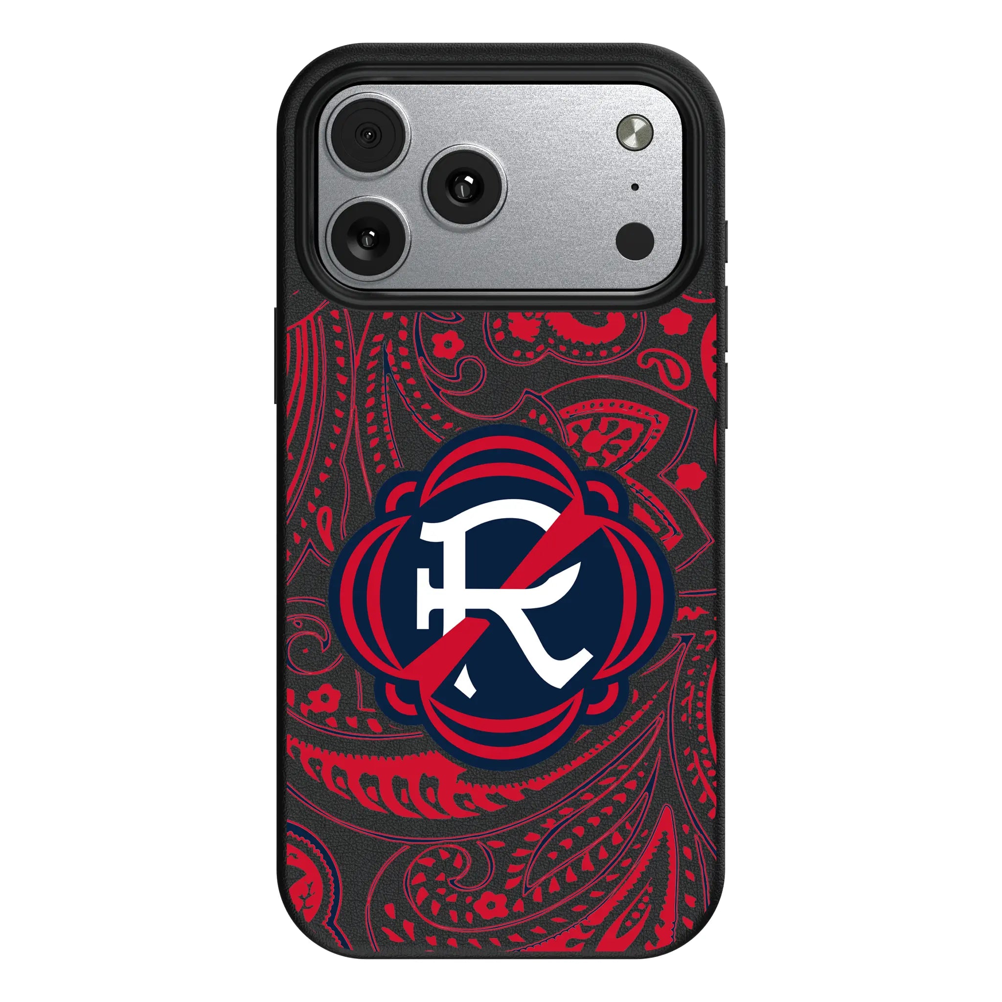 New England Revolution Paisley iPhone MagSafe Compatible Phone Case for Apple iPhone#Device_iPhone 17 Pro Max