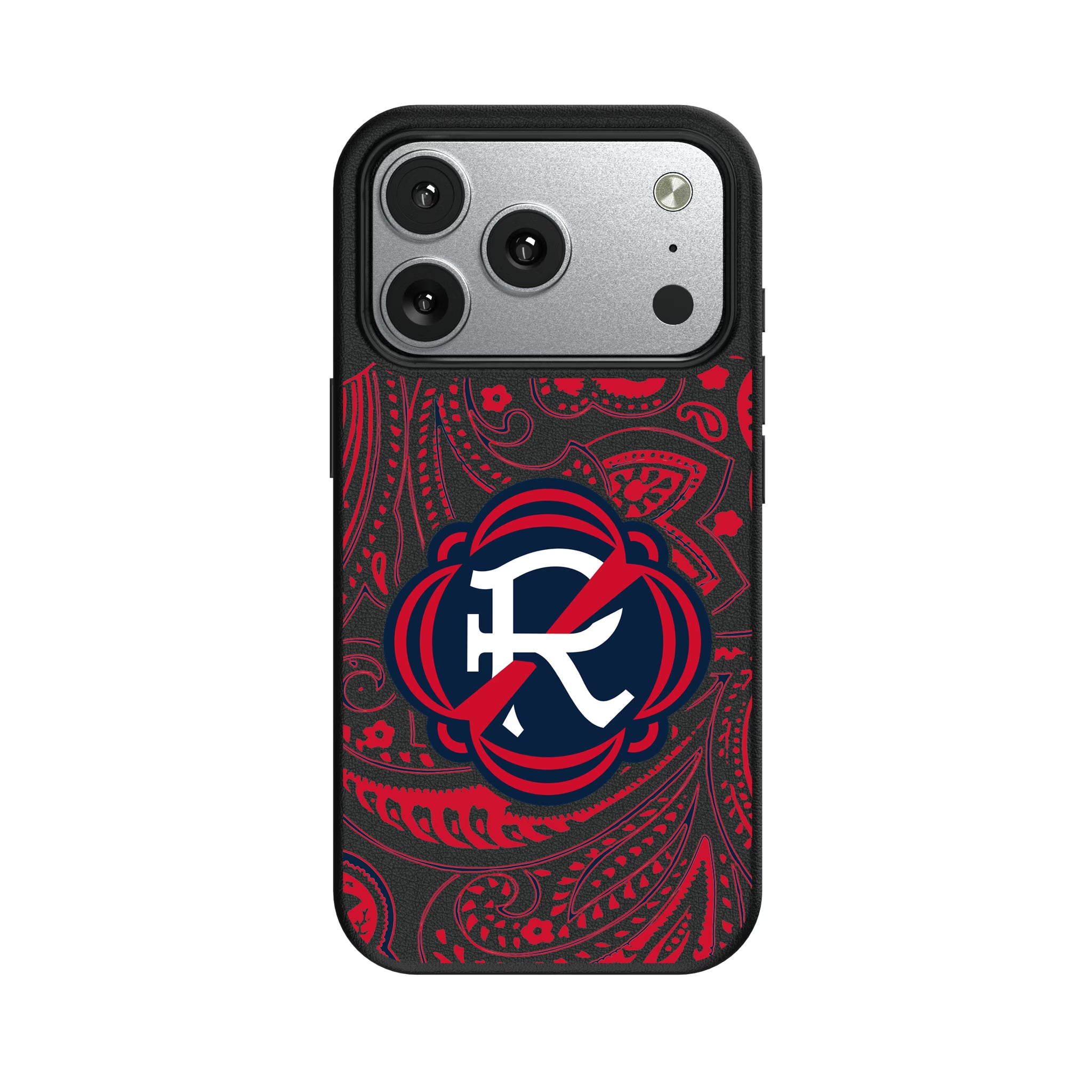 New England Revolution Paisley iPhone MagSafe Compatible Phone Case for Apple iPhone#Device_iPhone 17 Pro