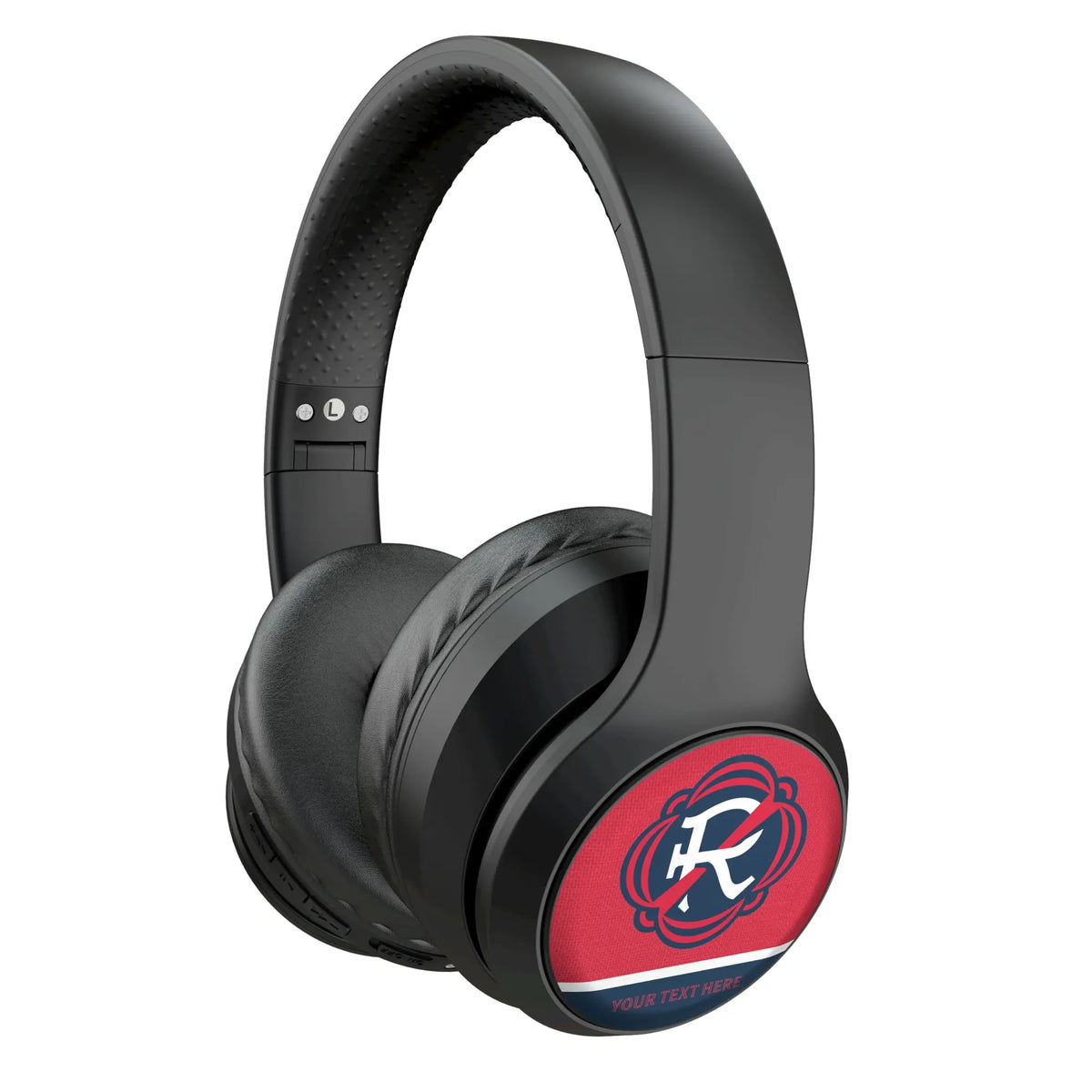 New England Revolution Personalized Endzone Solid Wireless Over-Ear Headphones With Case