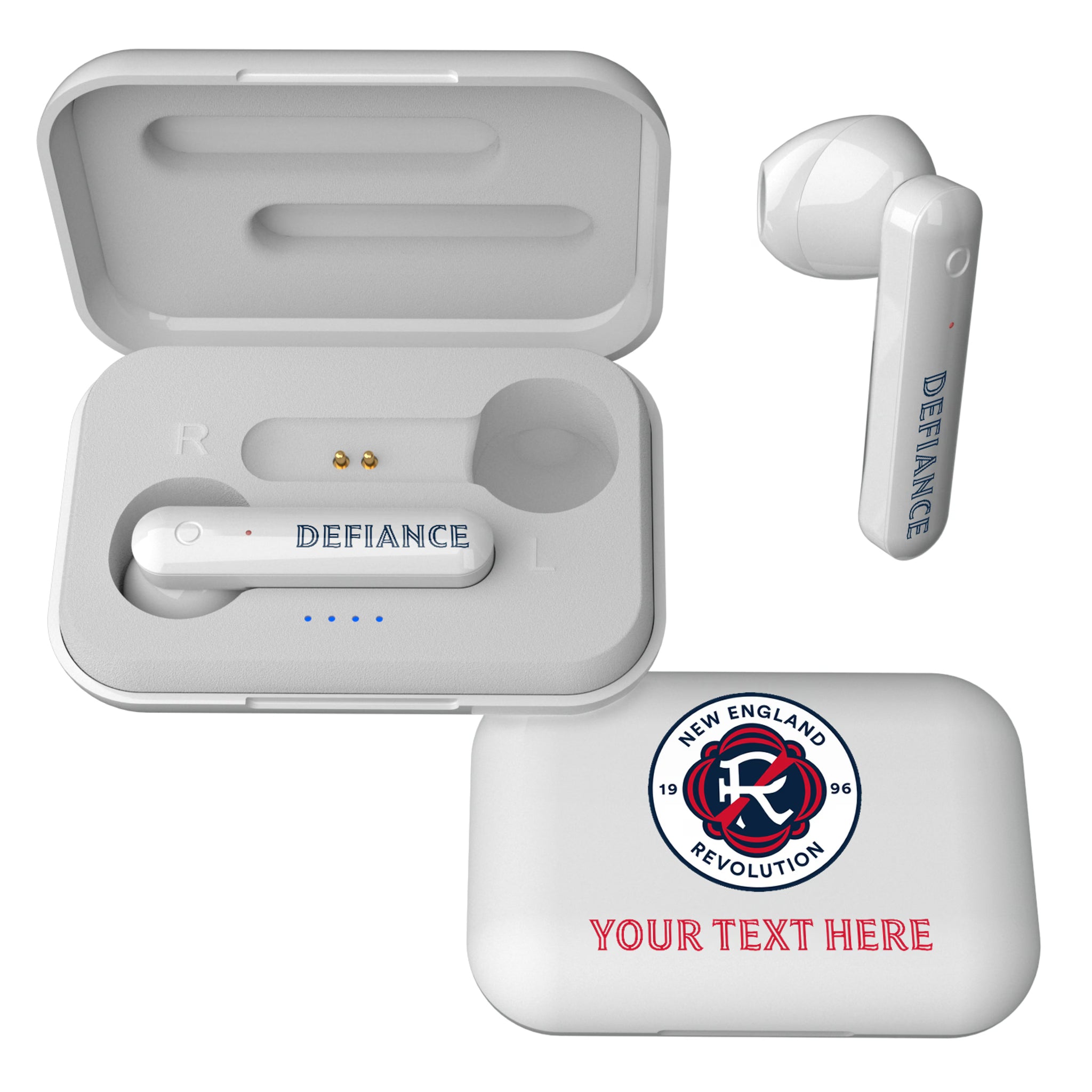 New England Revolution Personalized Insignia Wireless TWS Earbuds