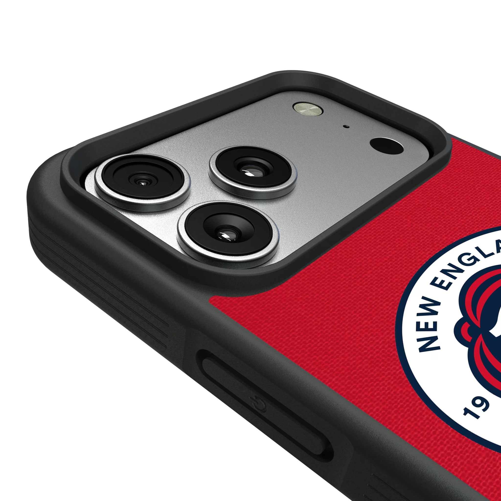 New England Revolution Personalized Stripe iPhone Bump Phone Case for Apple iPhone - Detail#Device_iPhone 17 Pro Max
