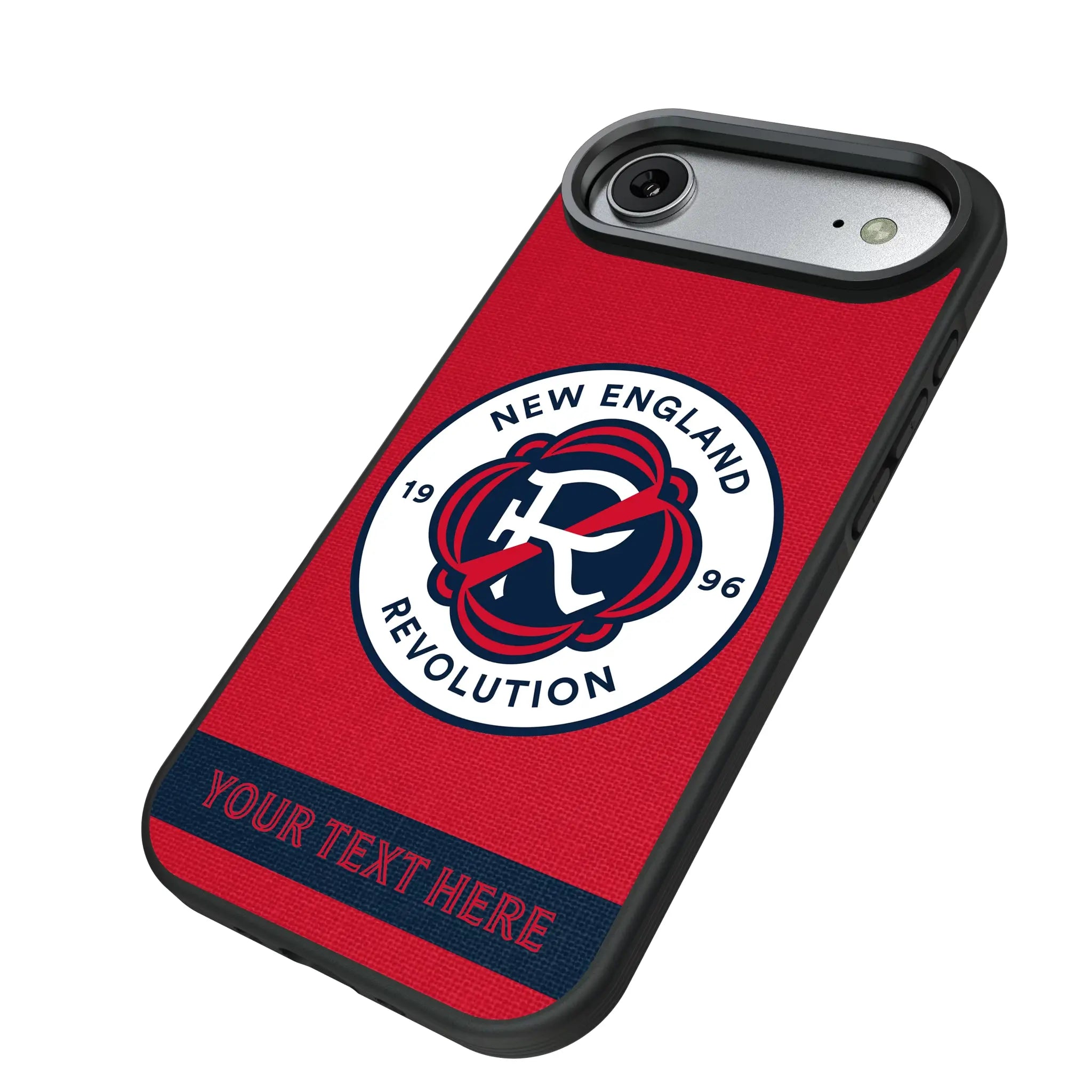 New England Revolution Personalized Stripe iPhone Bump Phone Case for Apple iPhone - Isometric View#Device_iPhone Air