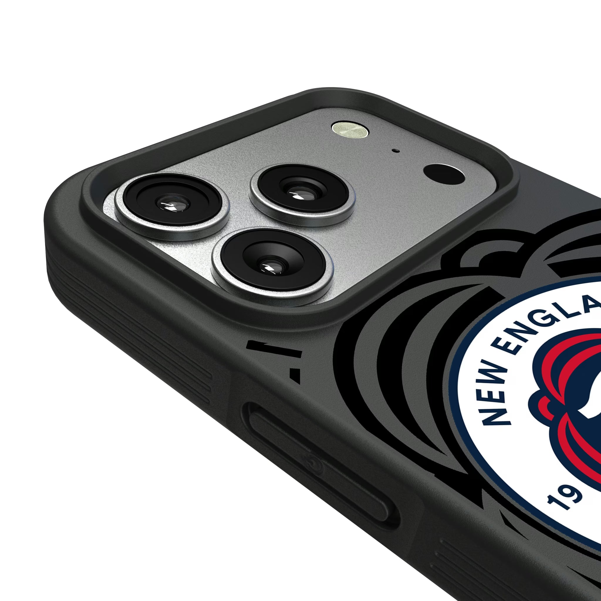 New England Revolution Personalized Tilt iPhone Bump Phone Case for Apple iPhone - Detail#Device_iPhone 17 Pro