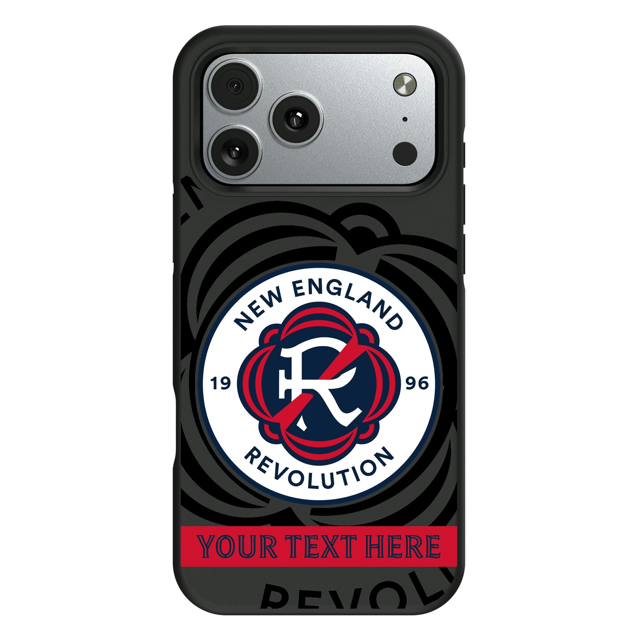 New England Revolution Personalized Tilt iPhone Bump Phone Case for Apple iPhone#Device_iPhone 17 Pro Max