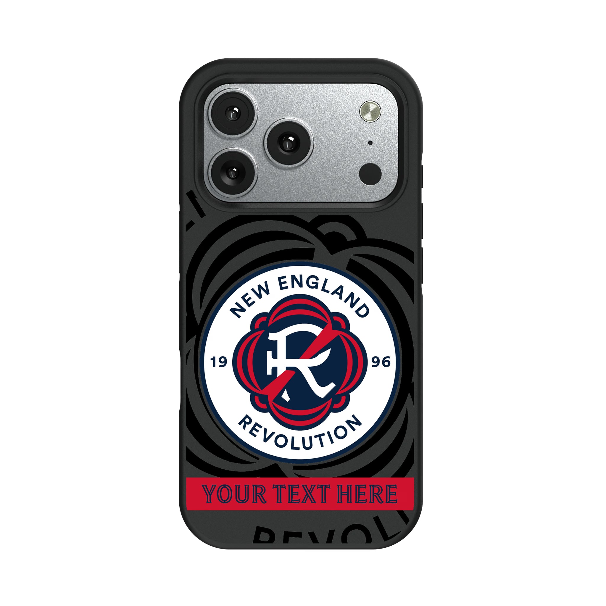 New England Revolution Personalized Tilt iPhone Bump Phone Case for Apple iPhone#Device_iPhone 17 Pro