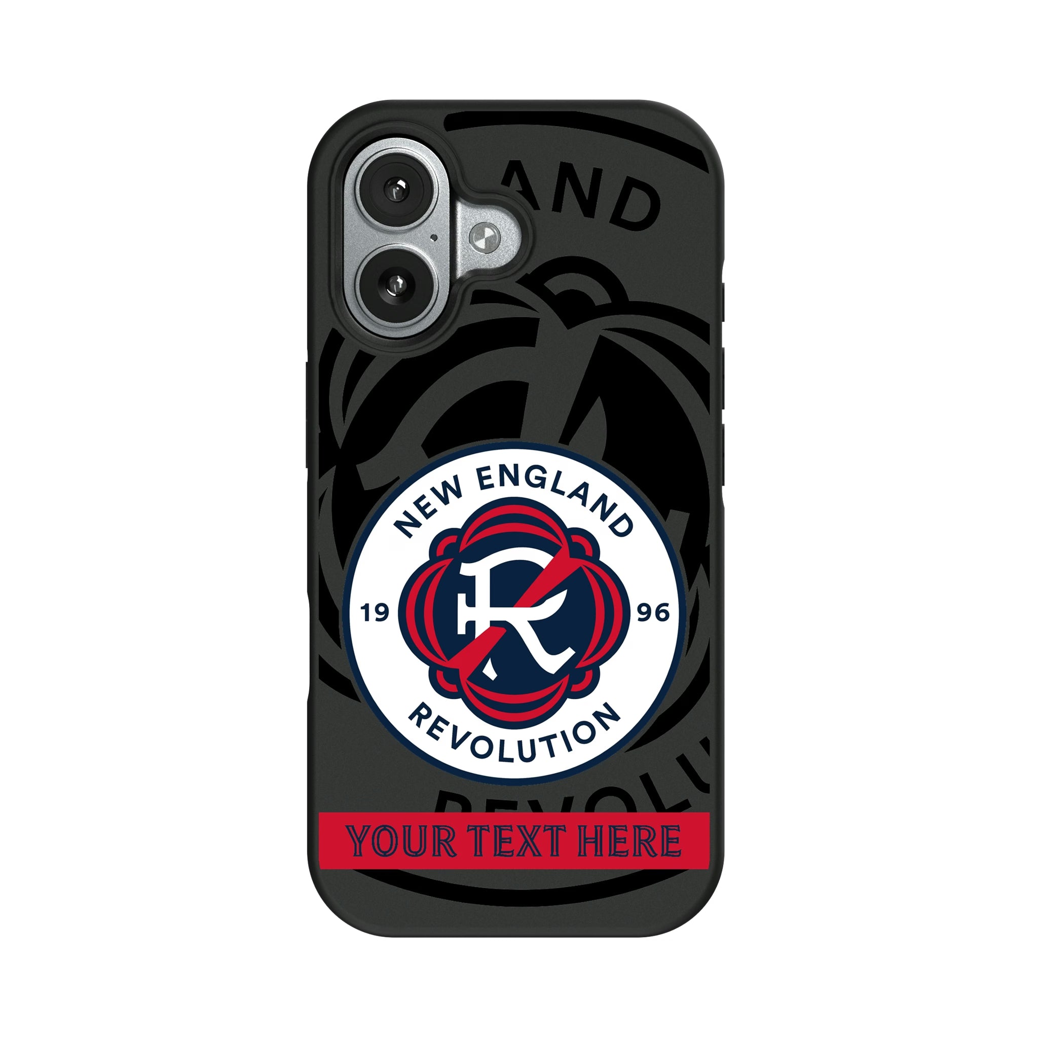 New England Revolution Personalized Tilt iPhone Bump Phone Case for Apple iPhone#Device_iPhone 17