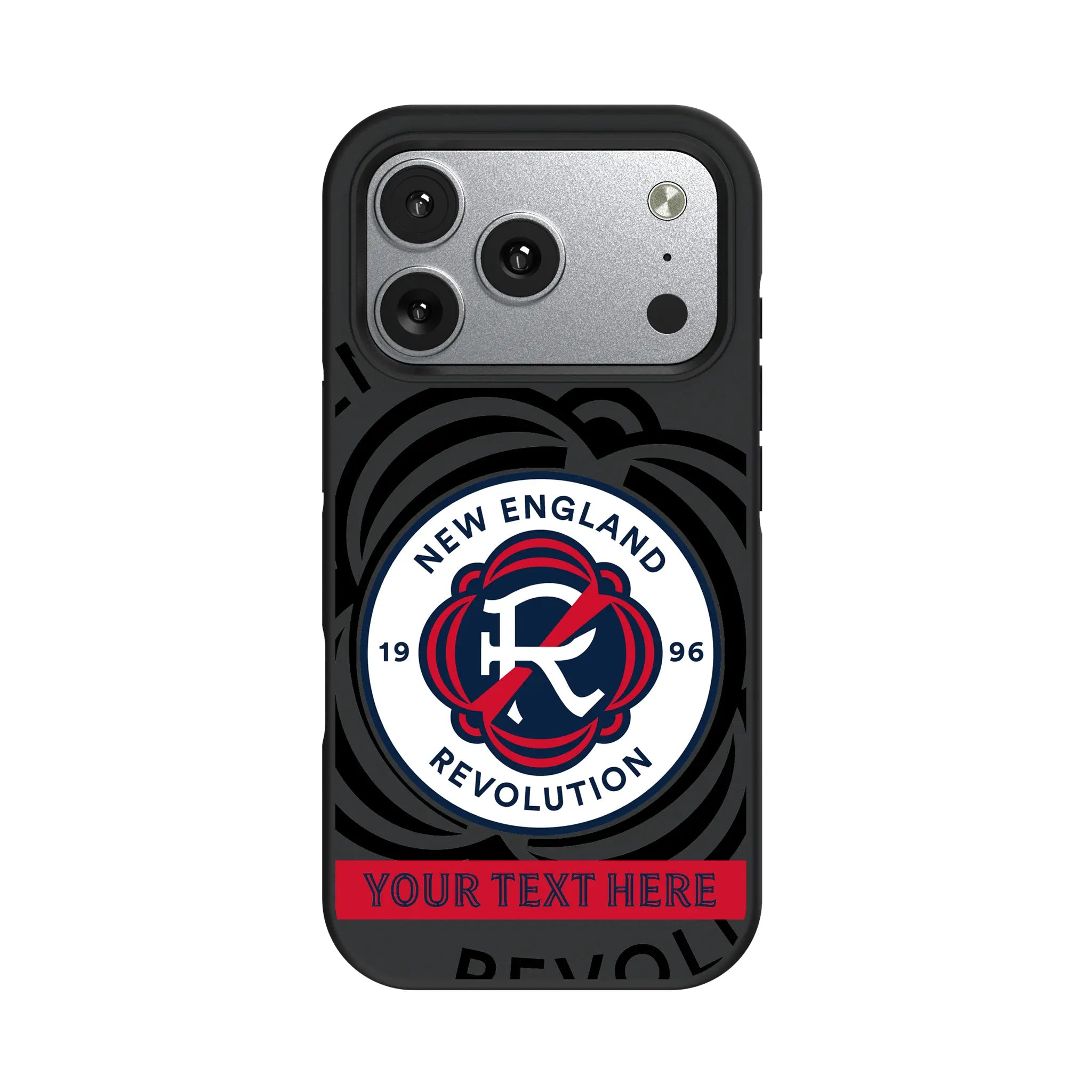 New England Revolution Personalized Tilt iPhone Bump Phone Case for Apple iPhone#Device_iPhone 17 Pro