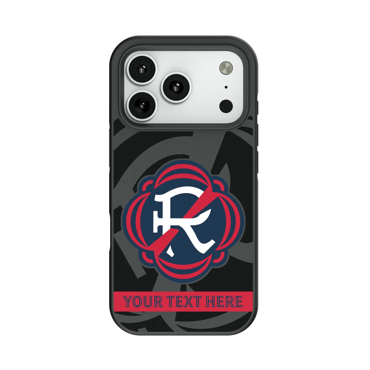 New England Revolution Personalized Tilt Bump Phone Case for Apple iPhone
