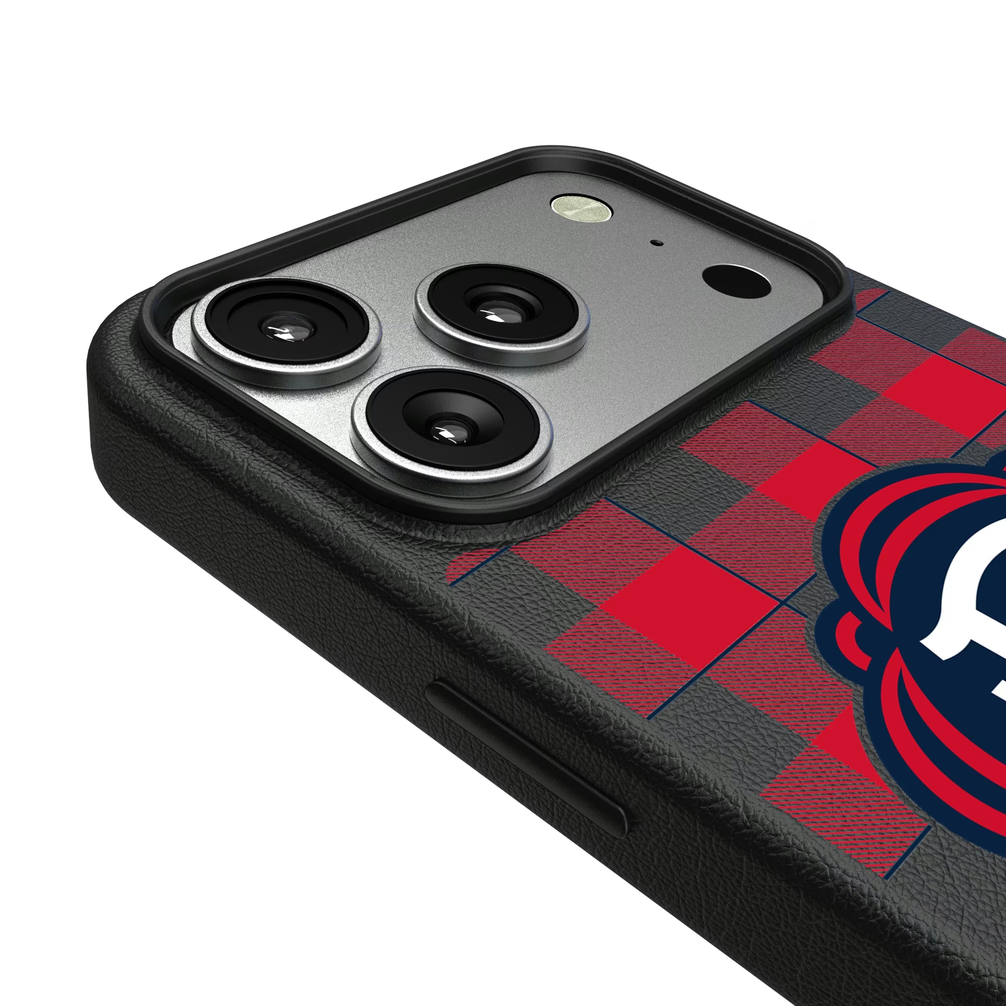 New England Revolution Plaid iPhone MagSafe Compatible Phone Case for Apple iPhone - Detail#Device_iPhone 17 Pro