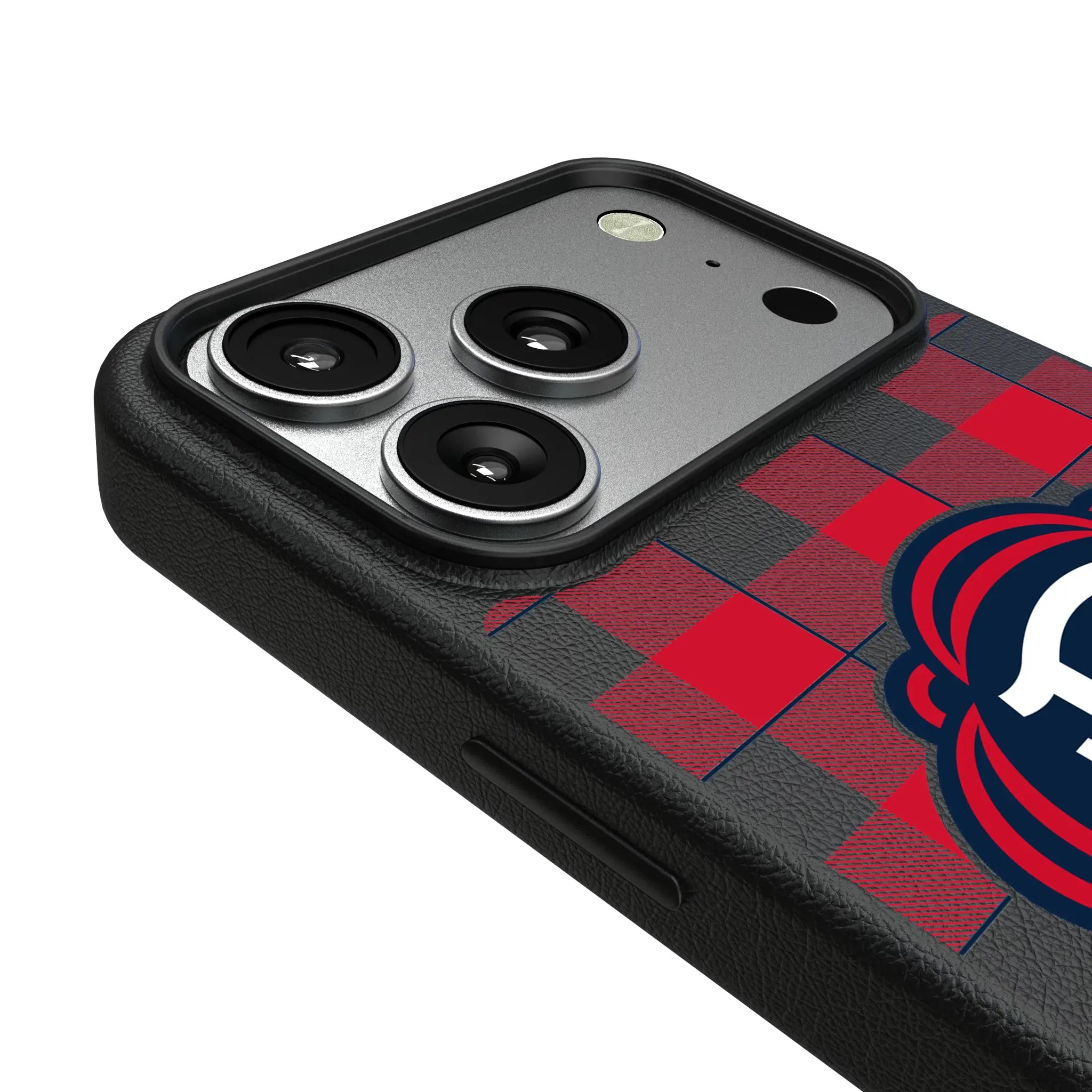 New England Revolution Plaid iPhone MagSafe Compatible Phone Case for Apple iPhone - Detail#Device_iPhone 17 Pro