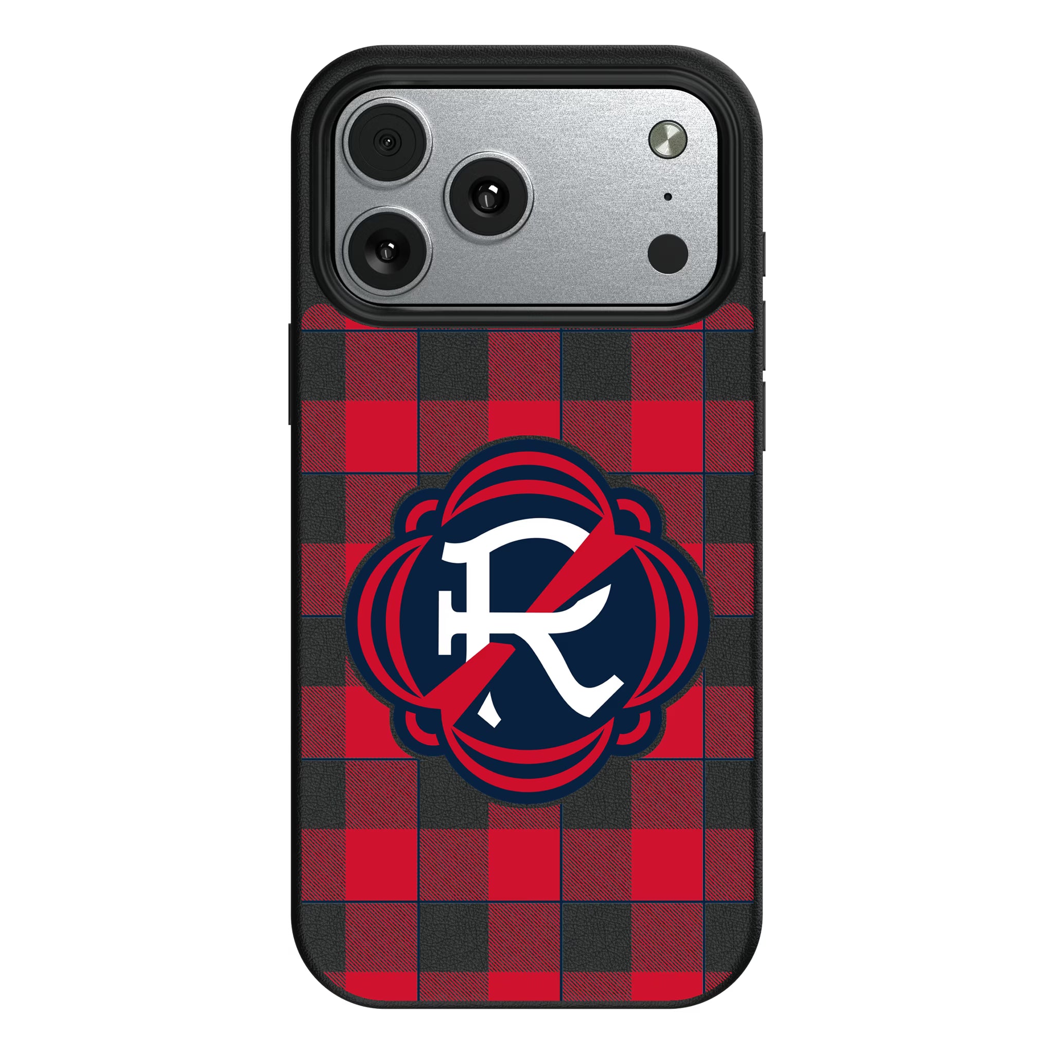 New England Revolution Plaid iPhone MagSafe Compatible Phone Case for Apple iPhone#Device_iPhone 17 Pro Max