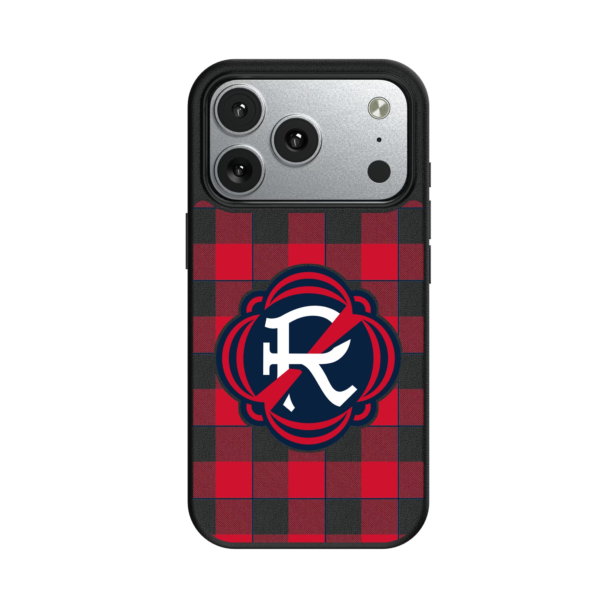 New England Revolution Plaid iPhone MagSafe Compatible Phone Case for Apple iPhone#Device_iPhone 17 Pro