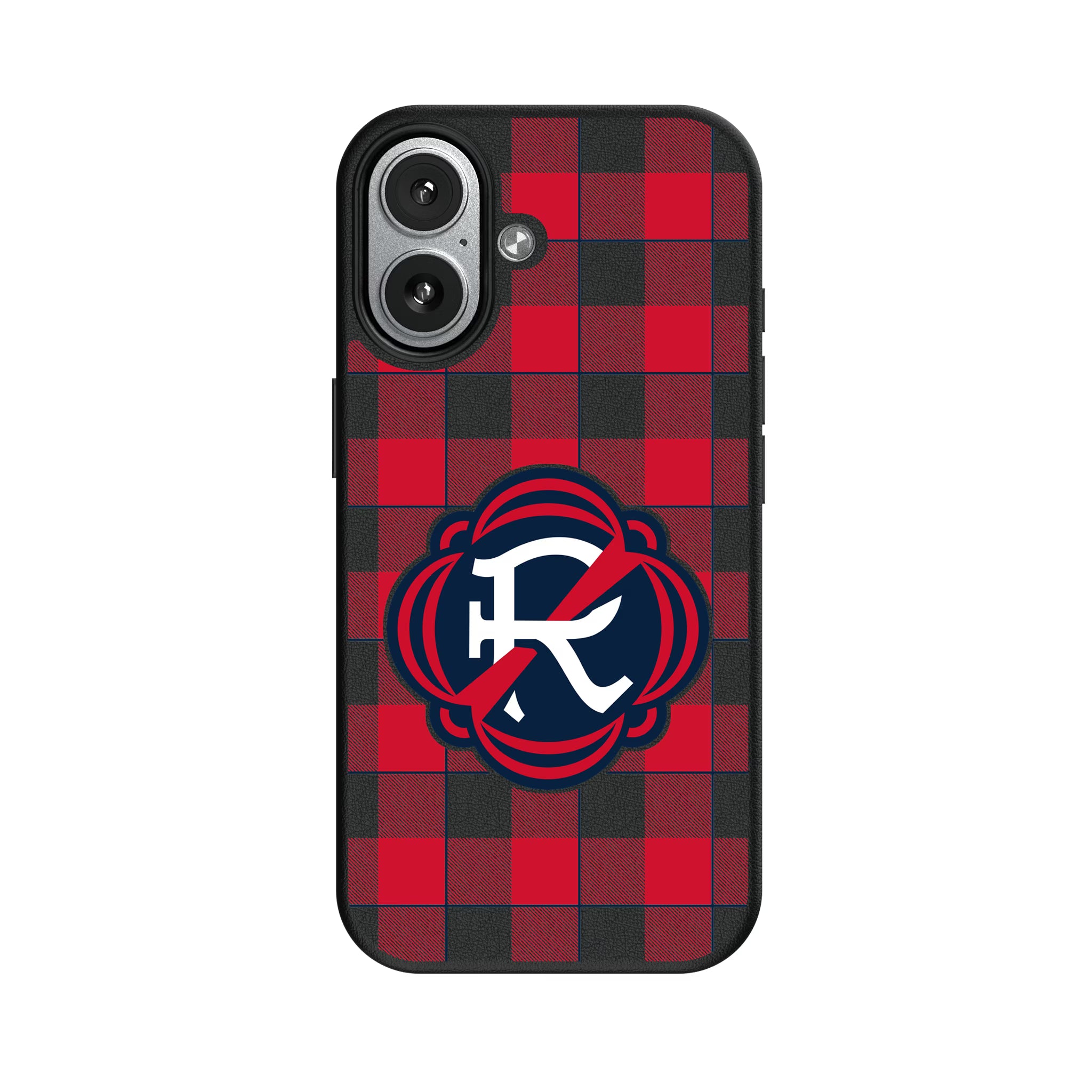 New England Revolution Plaid iPhone MagSafe Compatible Phone Case for Apple iPhone#Device_iPhone 17