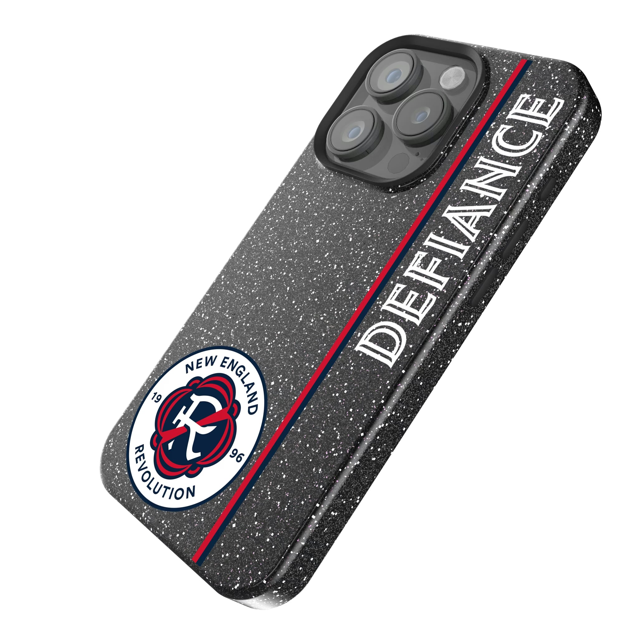 New England Revolution Sidebar iPhone Bling Phone Case for Apple iPhone - Isometric View