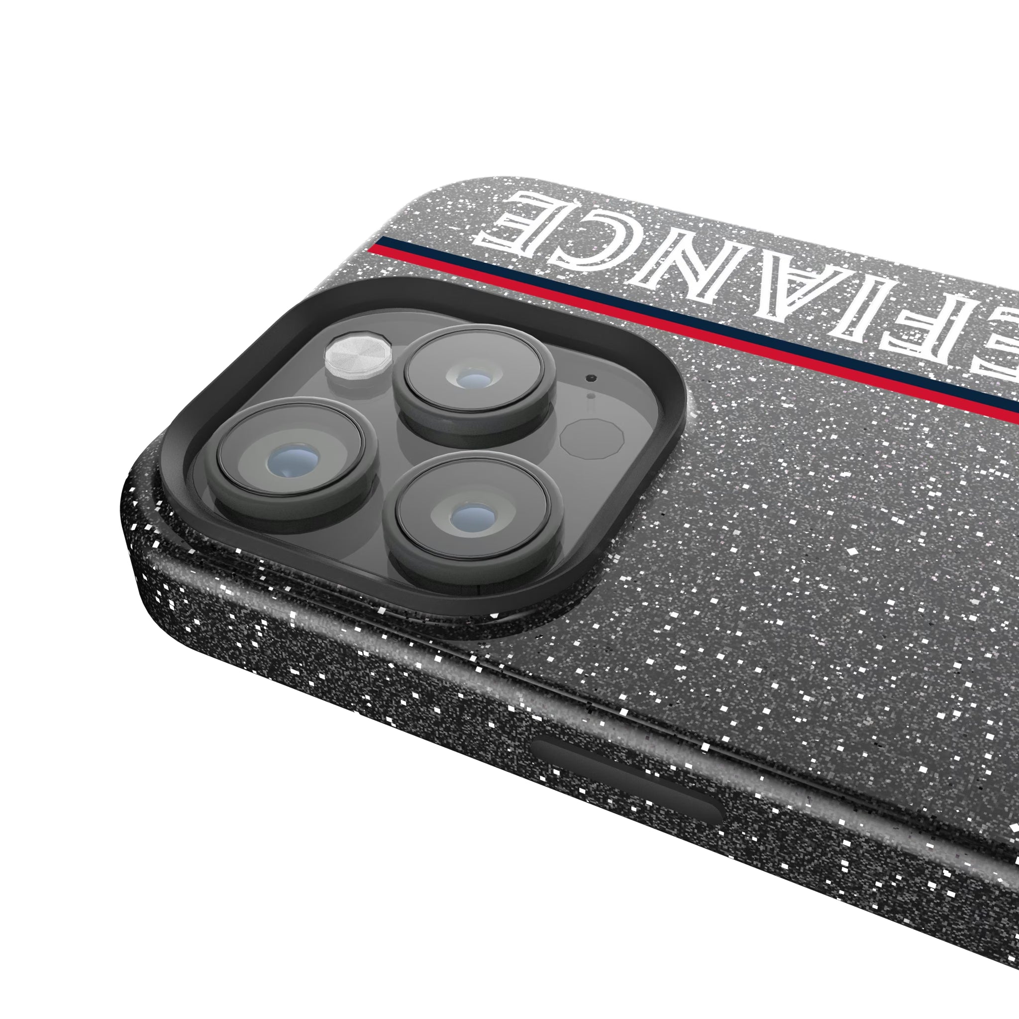 New England Revolution Sidebar iPhone Bling Phone Case for Apple iPhone - Detail