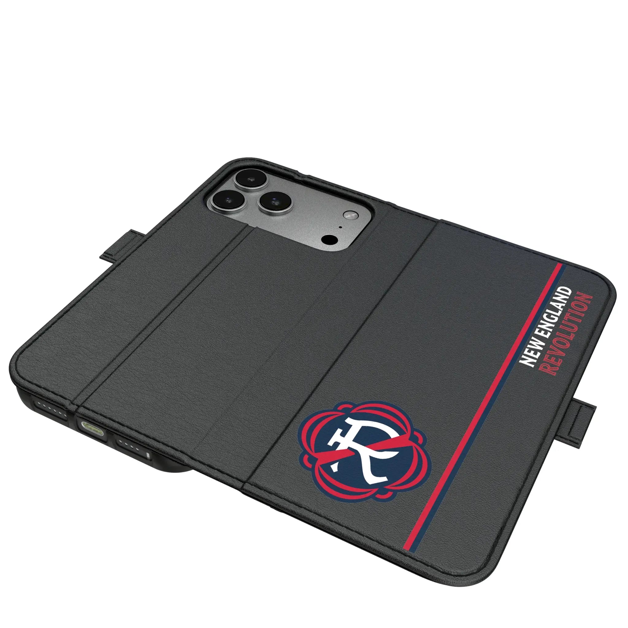 New England Revolution Sidebar iPhone Folio Phone Case for Apple iPhone#Device_iPhone 17 Pro Max