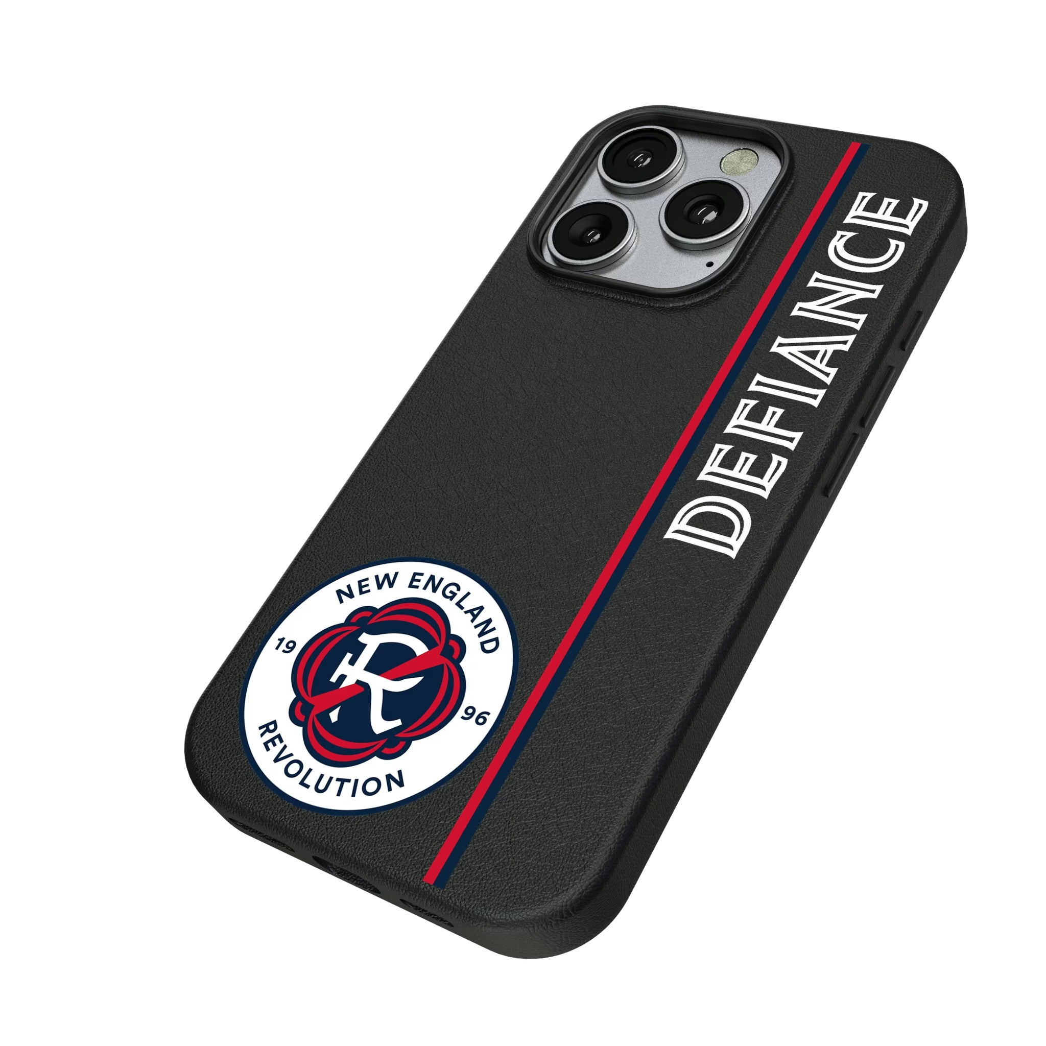 New England Revolution Sidebar iPhone MagSafe Compatible Phone Case for Apple iPhone - Isometric View
