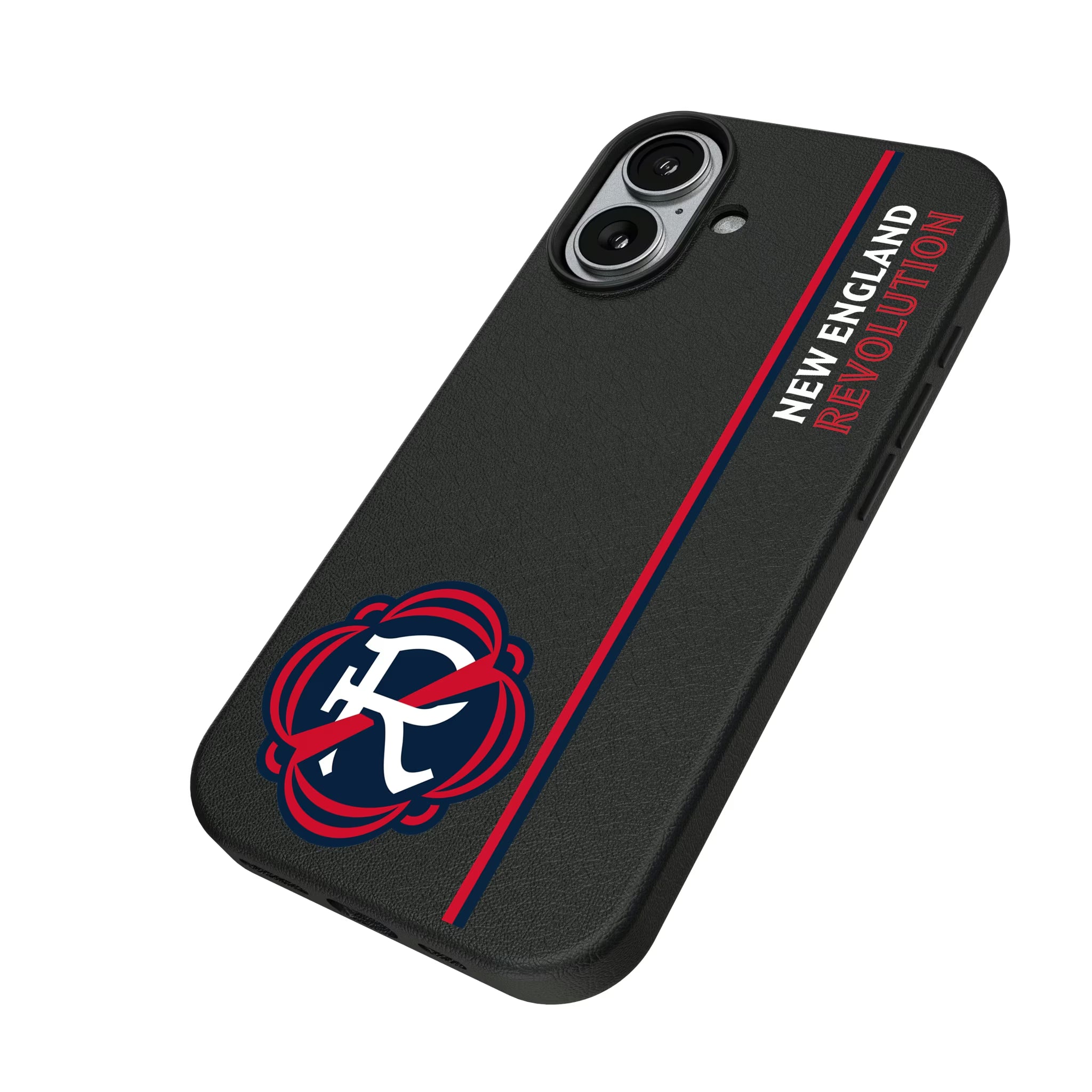 New England Revolution Sidebar iPhone MagSafe Compatible Phone Case for Apple iPhone - Isometric View#Device_iPhone 17