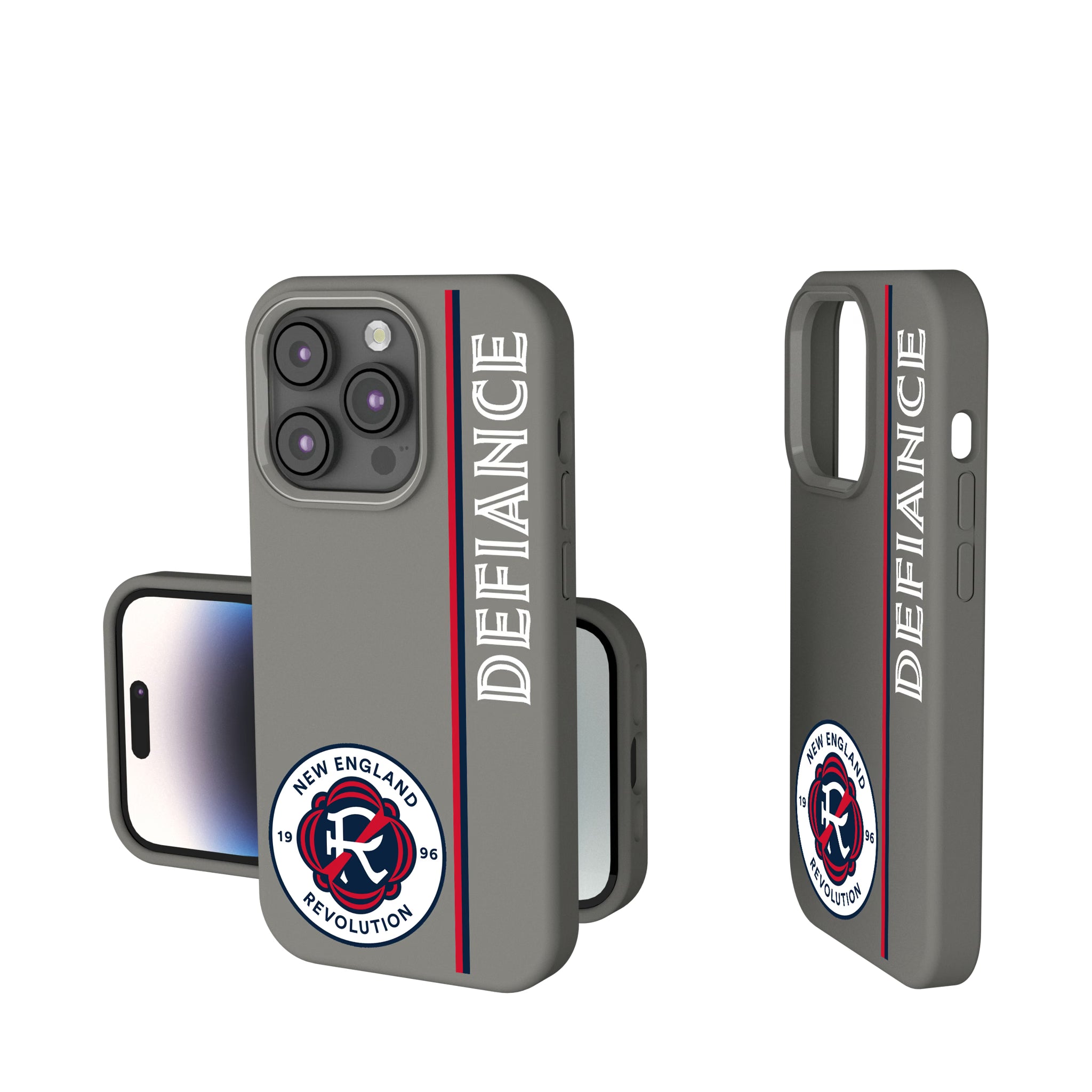 New England Revolution Sidebar iPhone Soft Touch Phone Case for Apple iPhone