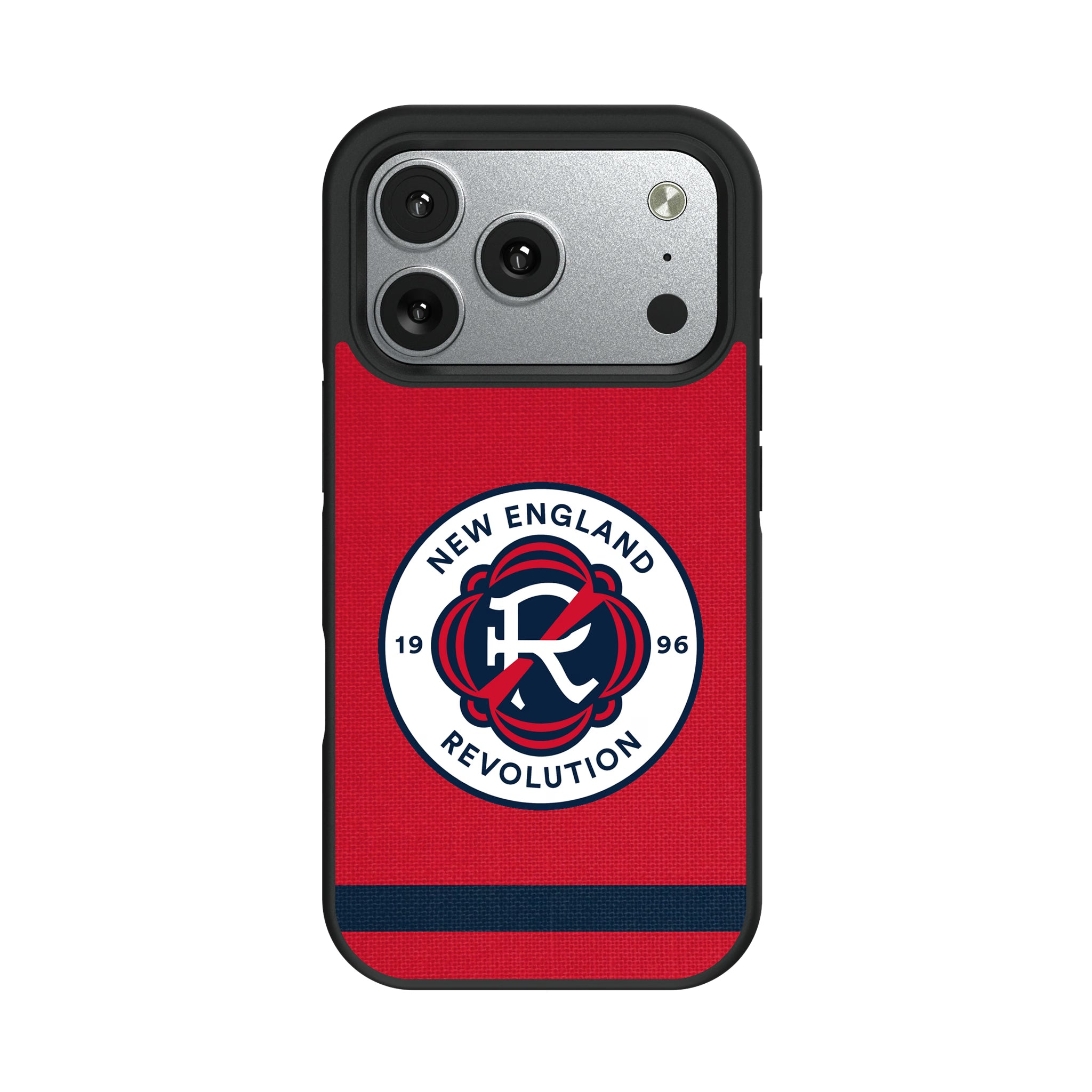 New England Revolution Stripe iPhone Bump Phone Case for Apple iPhone#Device_iPhone 17 Pro