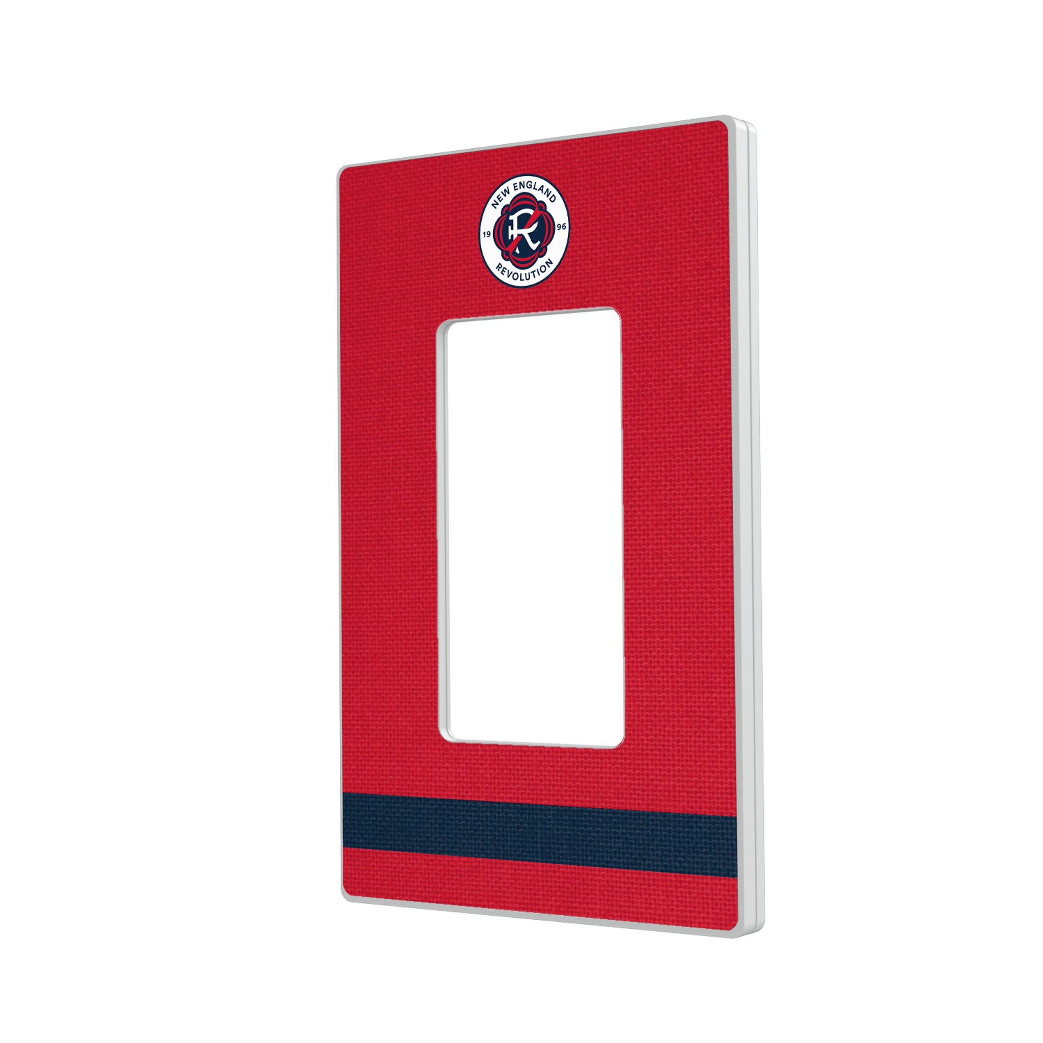 New England Revolution Stripe Hidden-Screw Light Switch Plate#Style_Single Rocker
