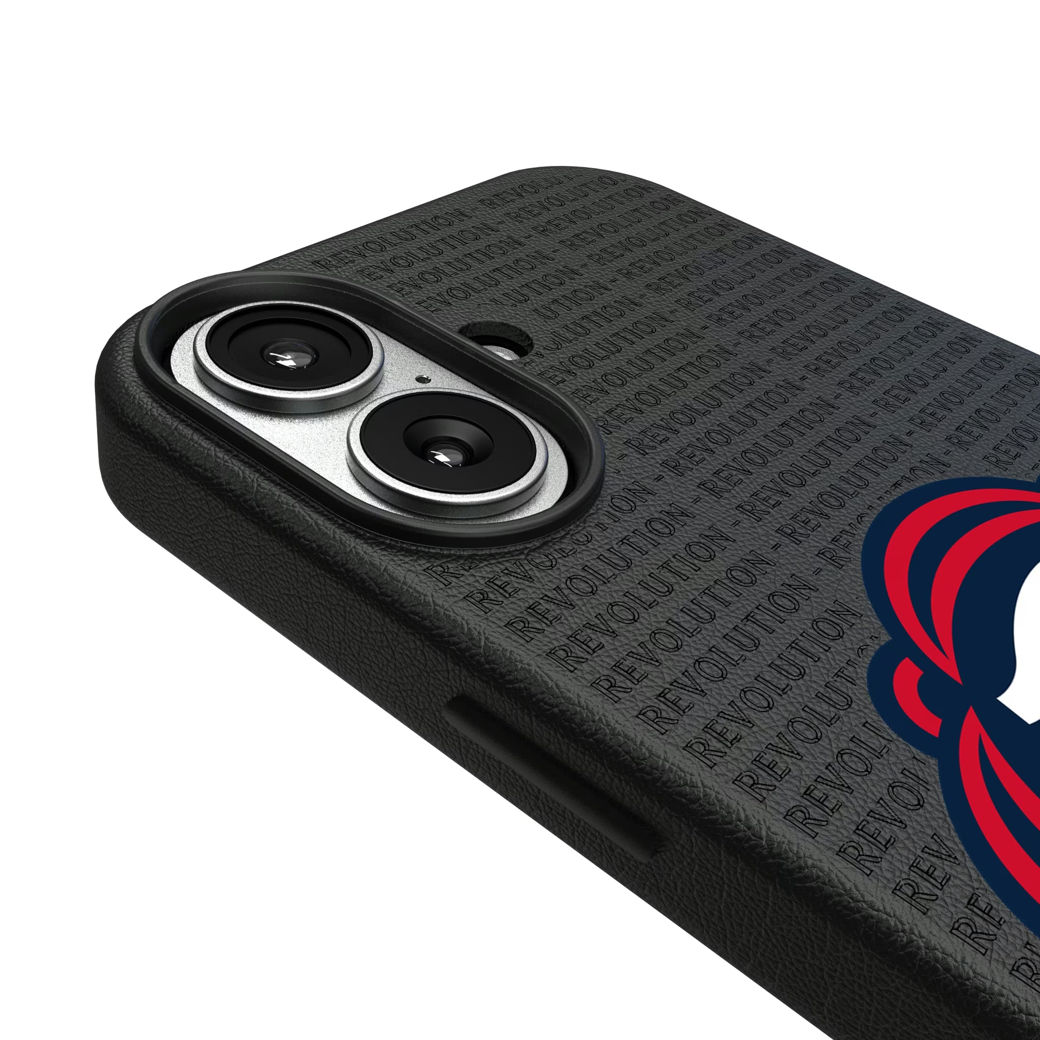 New England Revolution Text Backdrop iPhone MagSafe Compatible Phone Case for Apple iPhone - Detail#Device_iPhone 17