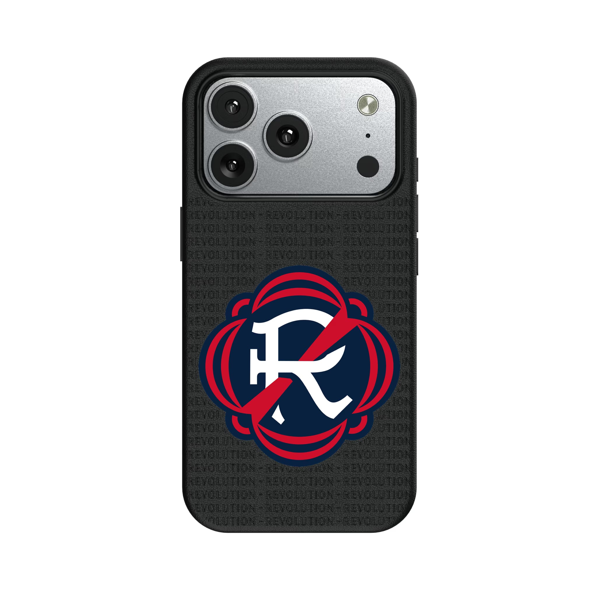 New England Revolution Text Backdrop iPhone MagSafe Compatible Phone Case for Apple iPhone#Device_iPhone 17 Pro