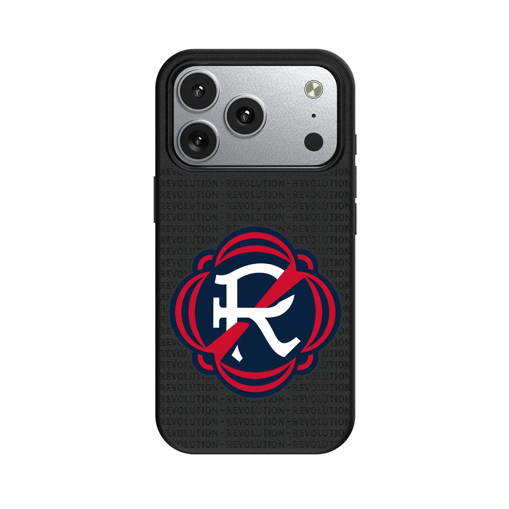 New England Revolution Text Backdrop iPhone MagSafe Compatible Phone Case for Apple iPhone#Device_iPhone 17 Pro