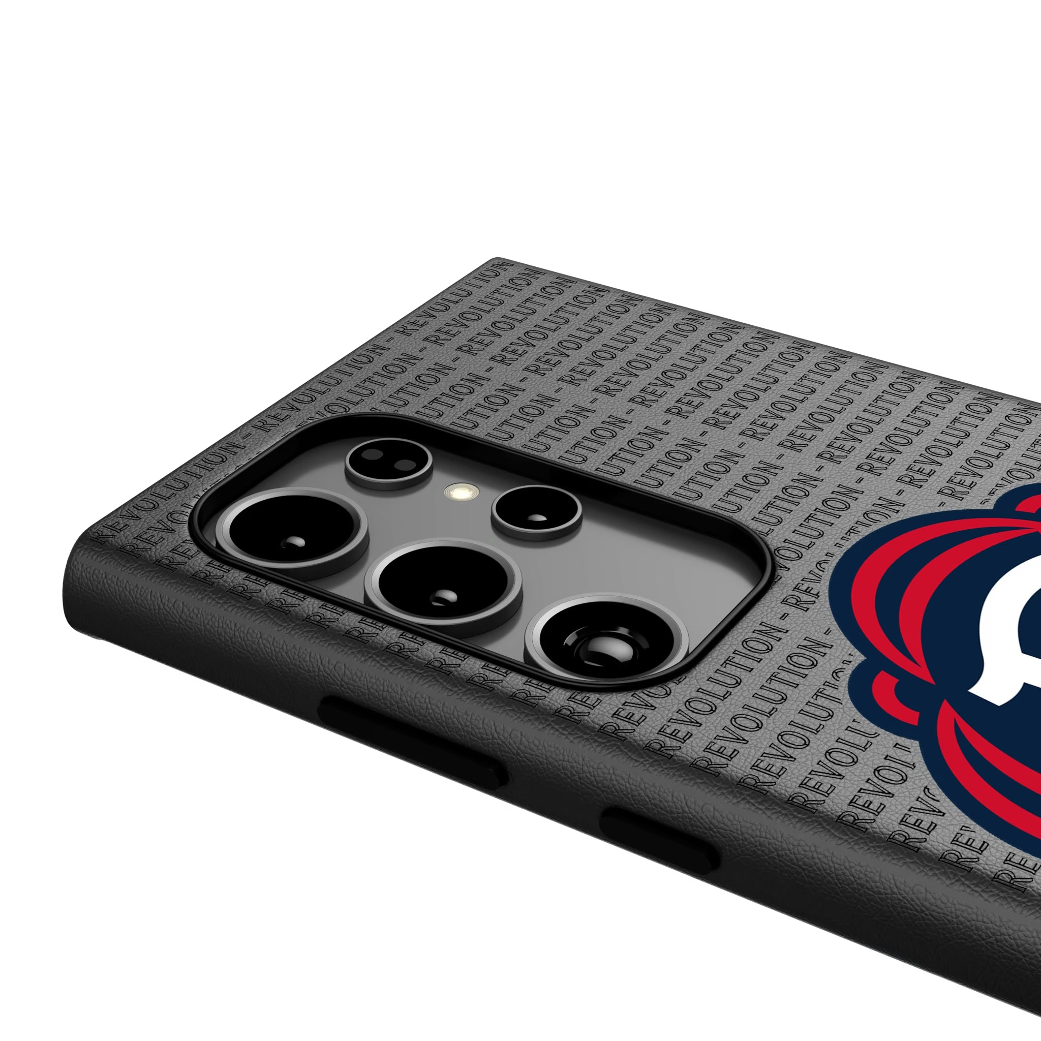 New England Revolution Text Backdrop Galaxy MagSafe Compatible Phone Case for Samsung Galaxy - Detail