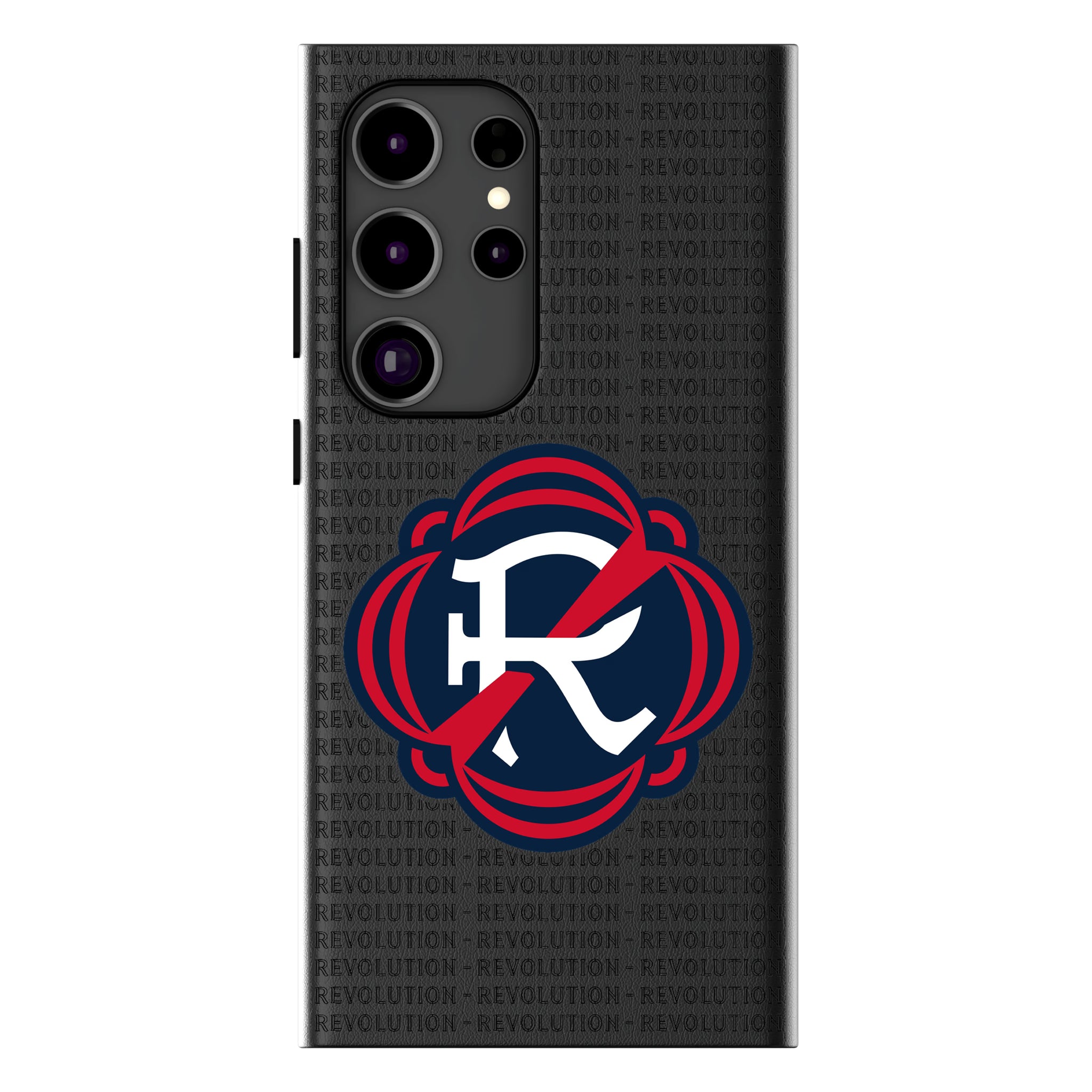 New England Revolution Text Backdrop Galaxy MagSafe Compatible Phone Case for Samsung Galaxy