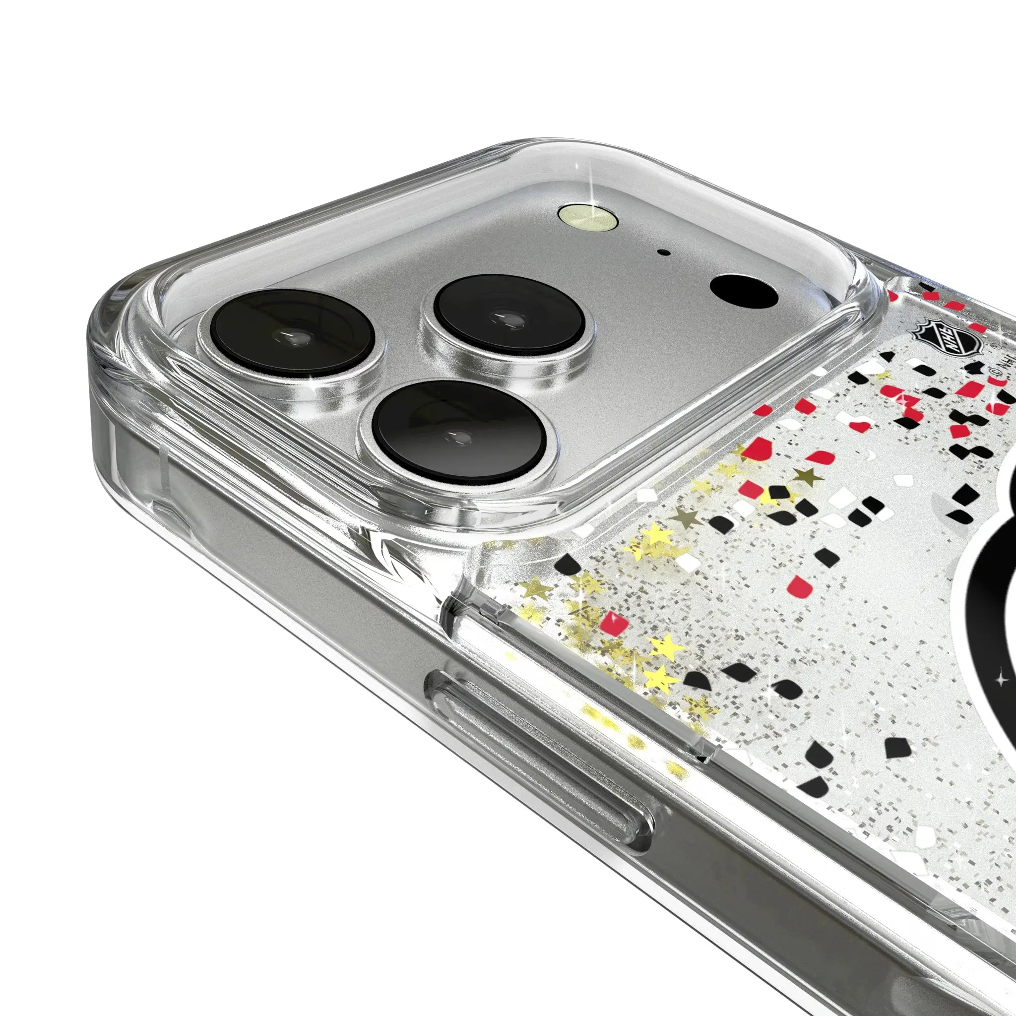 New Jersey Devils Confetti iPhone Glitter Phone Case for Apple iPhone - Detail