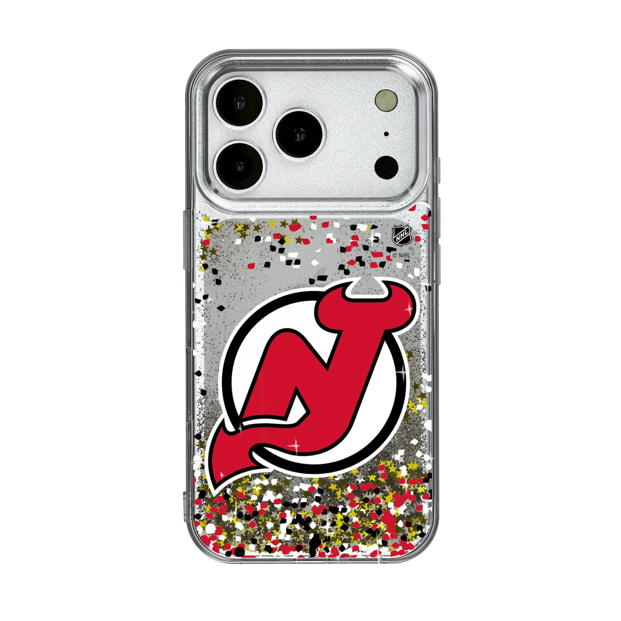 New Jersey Devils Confetti iPhone Glitter Phone Case for Apple iPhone